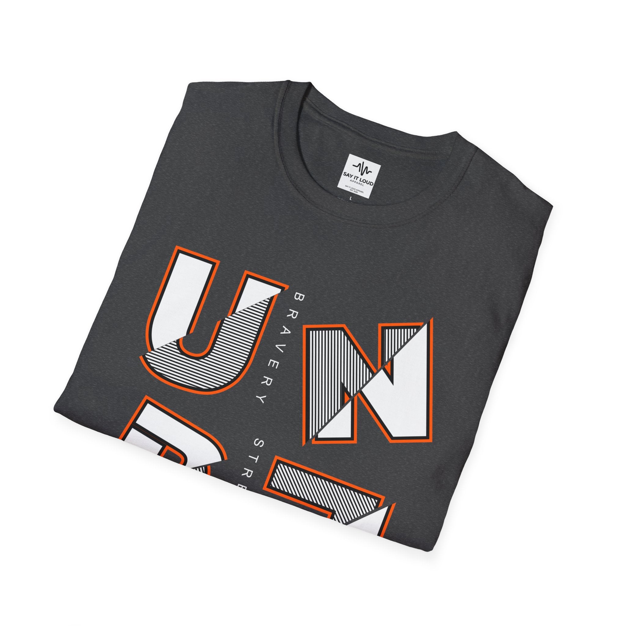 UNBEATABLE T-Shirt — Bold Block Letter Graphic Tee ("UNBEATABLE")