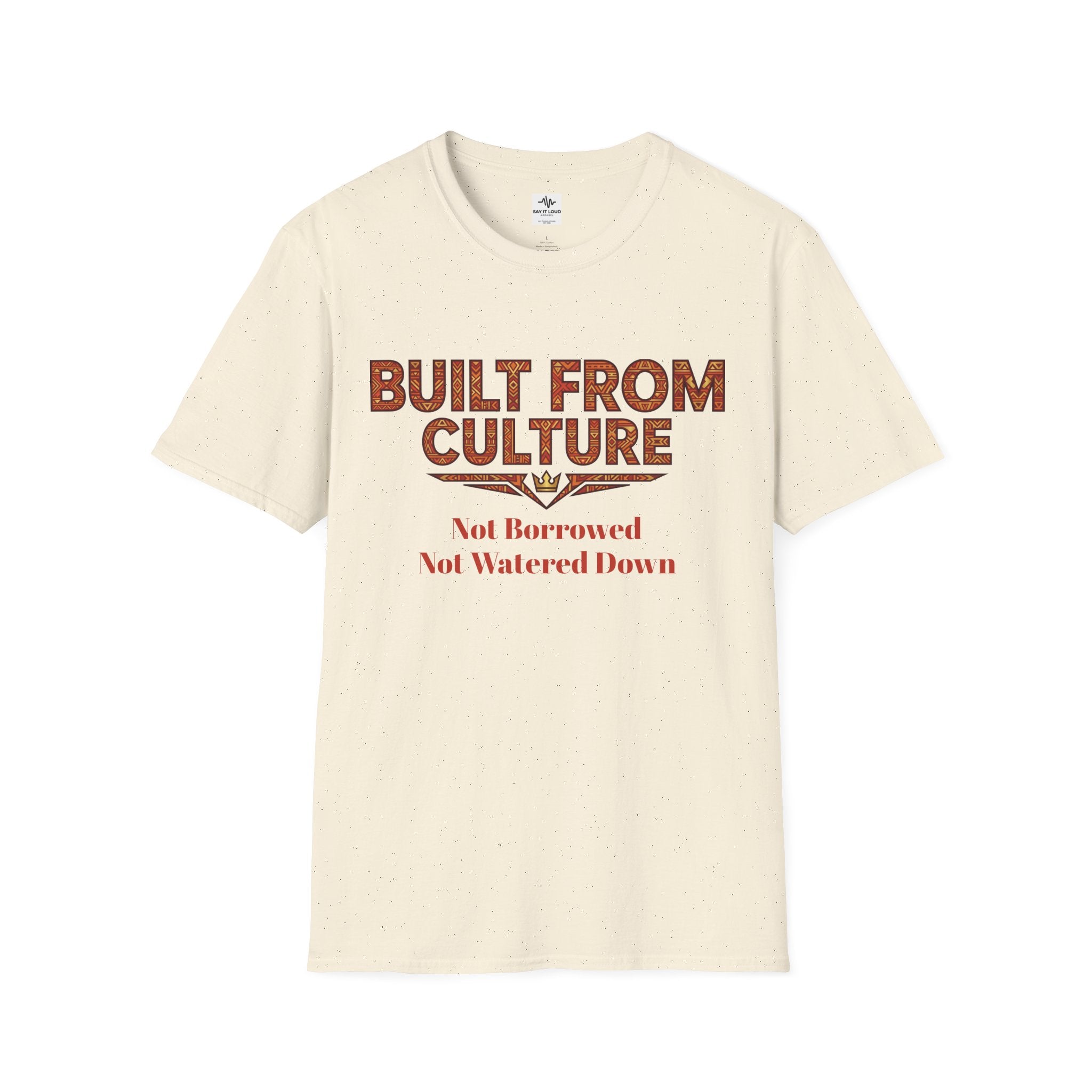 Built From Culture Tee – Identity Statement Shirt