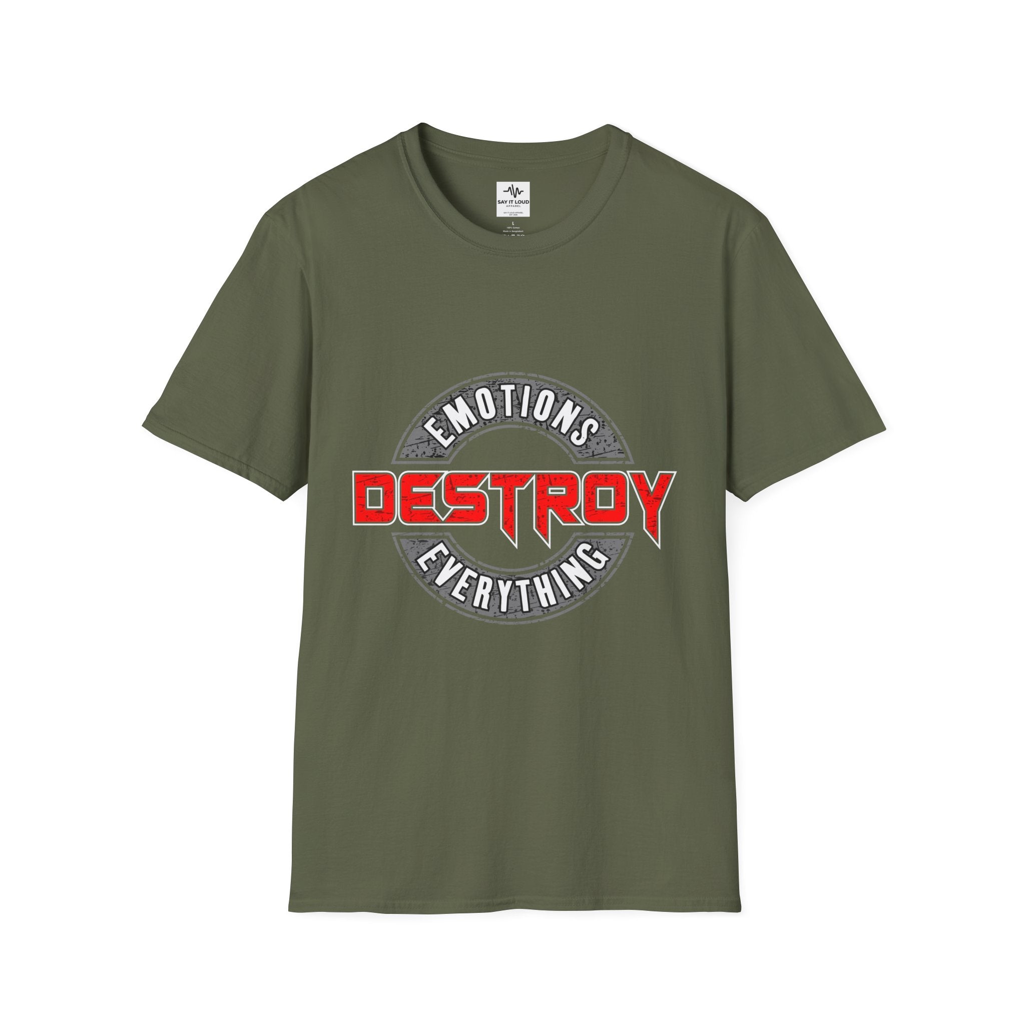 Destroy Emotions T-Shirt — 'Emotions Destroy Everything' Graphic Tee
