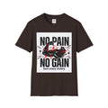 No Pain No Gain Fitness T-Shirt — "Earn Every Victory" Motivational Tee