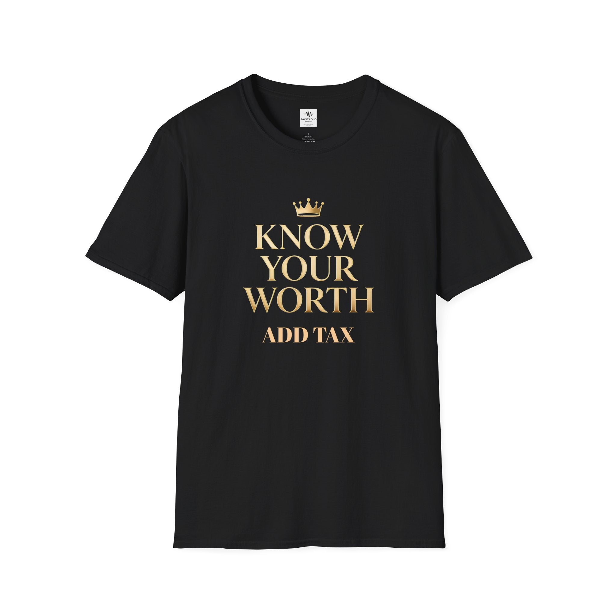 Know Your Worth Tee – Confidence Statement Shirt