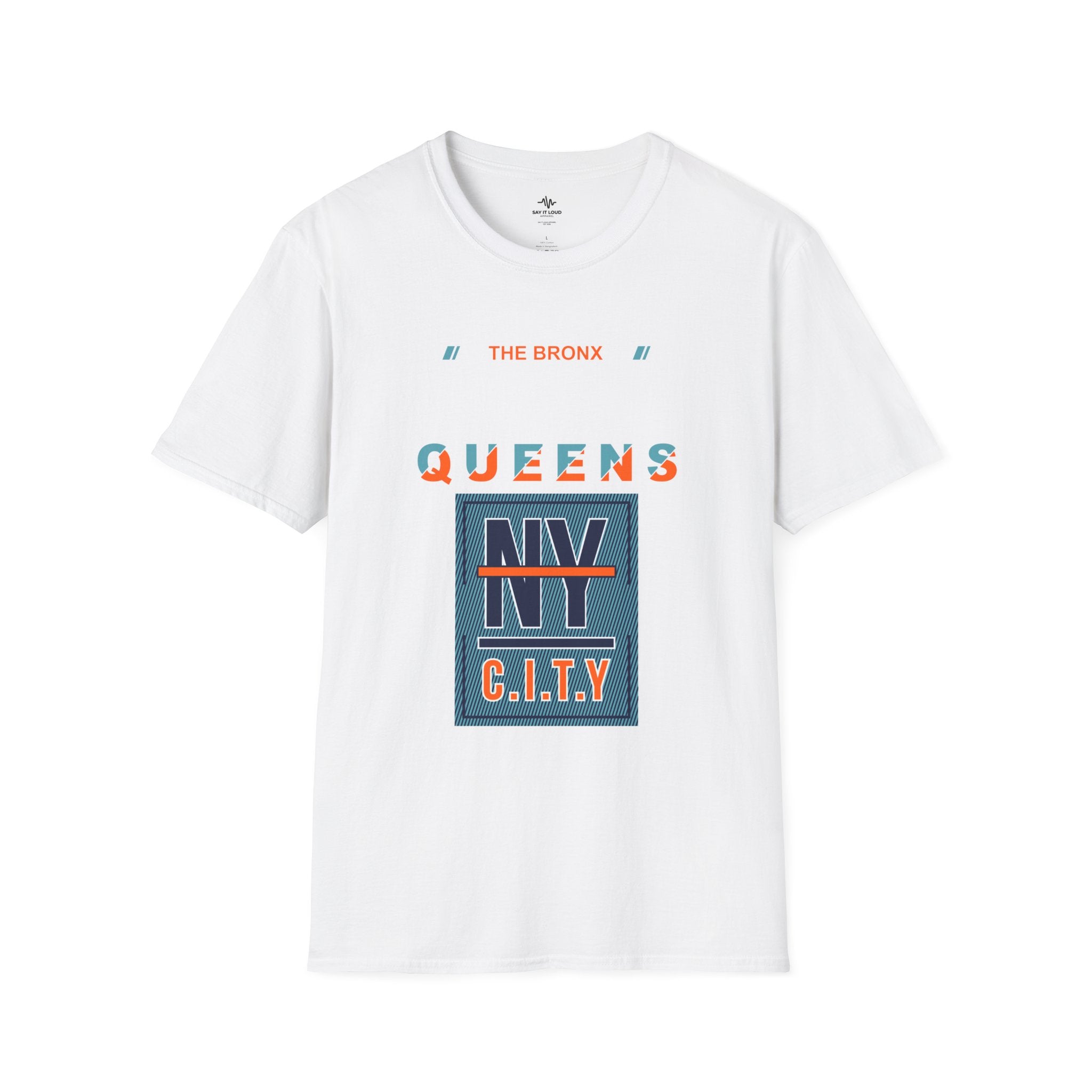 Queens NY C.I.T.Y. T-Shirt — Retro Bronx/New York City Graphic Tee