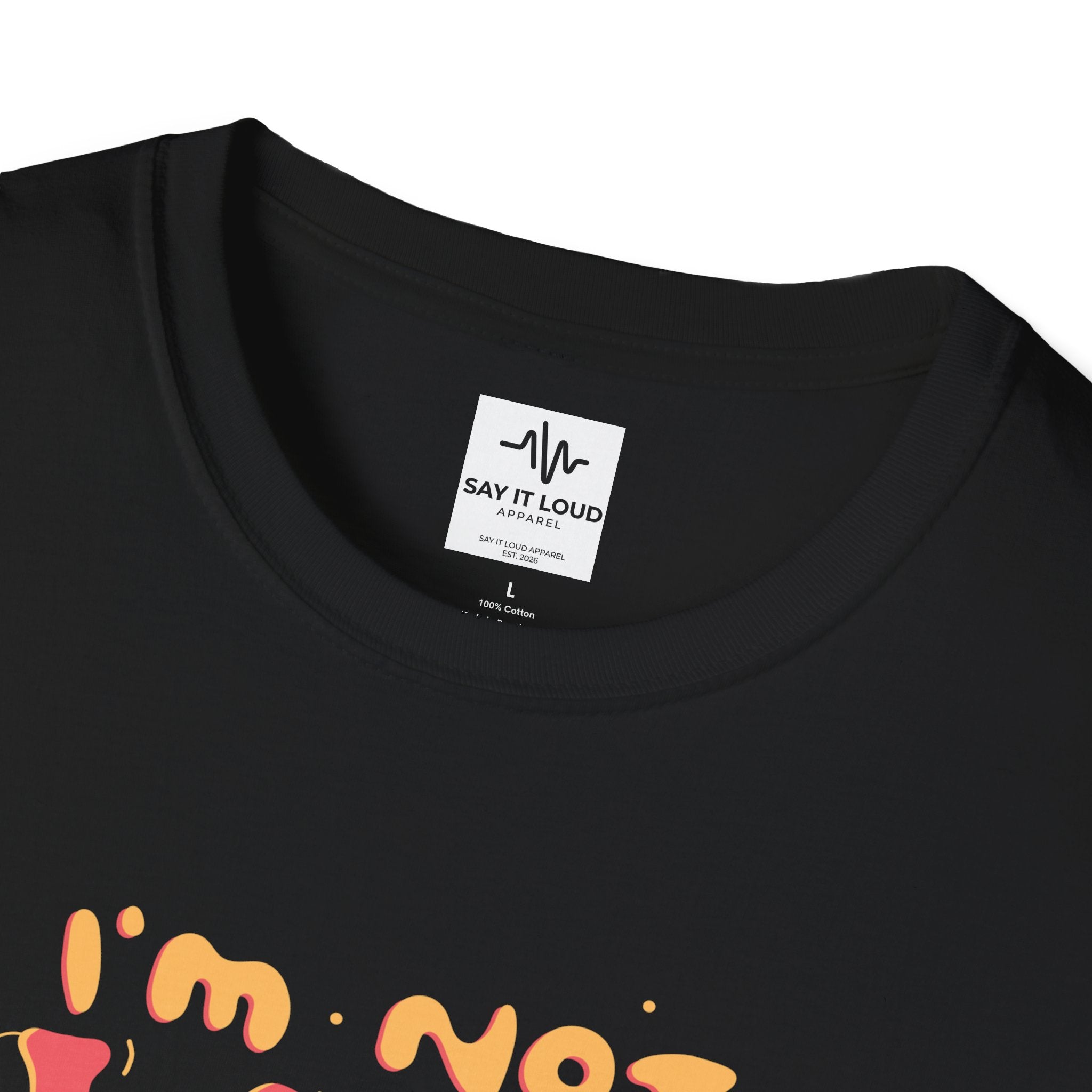 Energy Saving Mode T-Shirt — "I'm Not Lazy" Graphic Tee