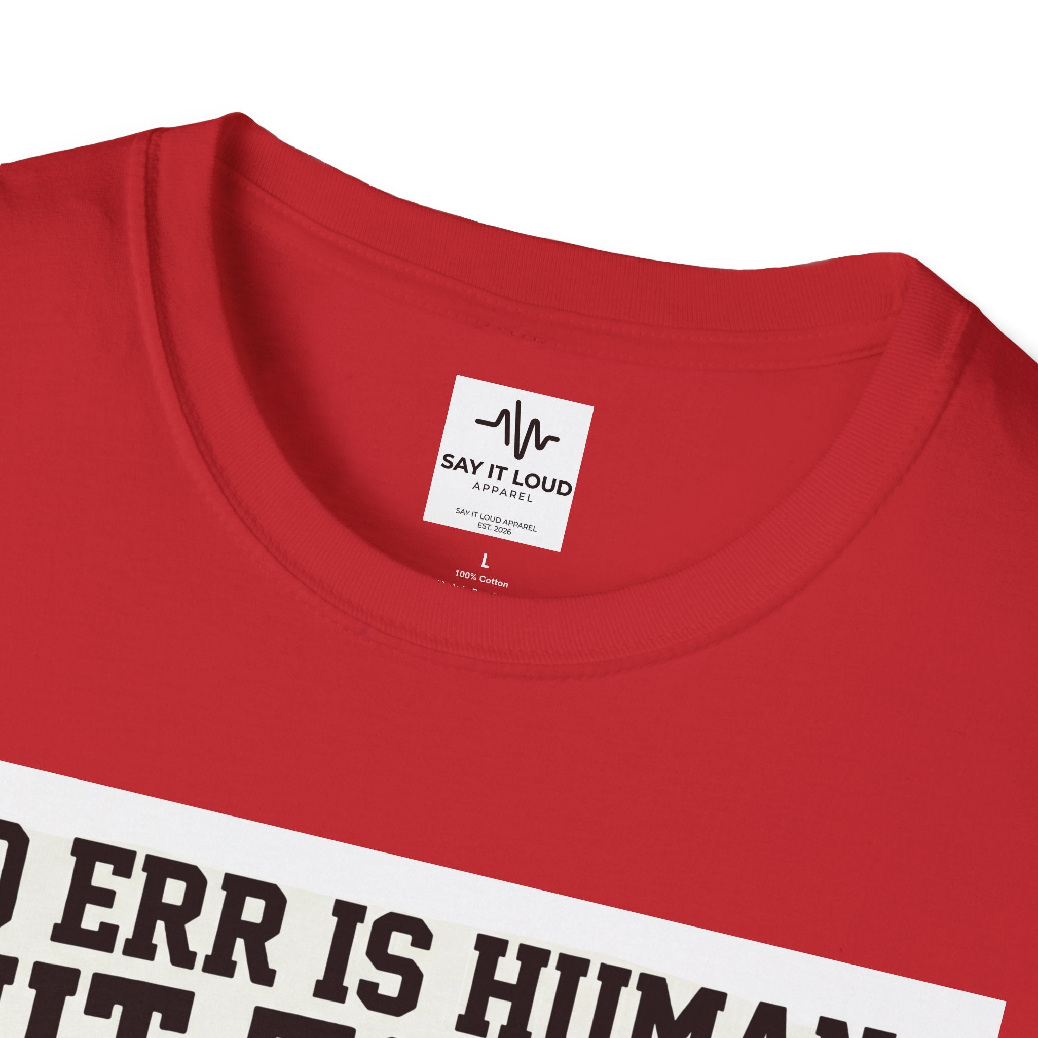 Pirate Skull T-Shirt — "To Err is Human But to Arr Is Pirate" Graphic Tee
