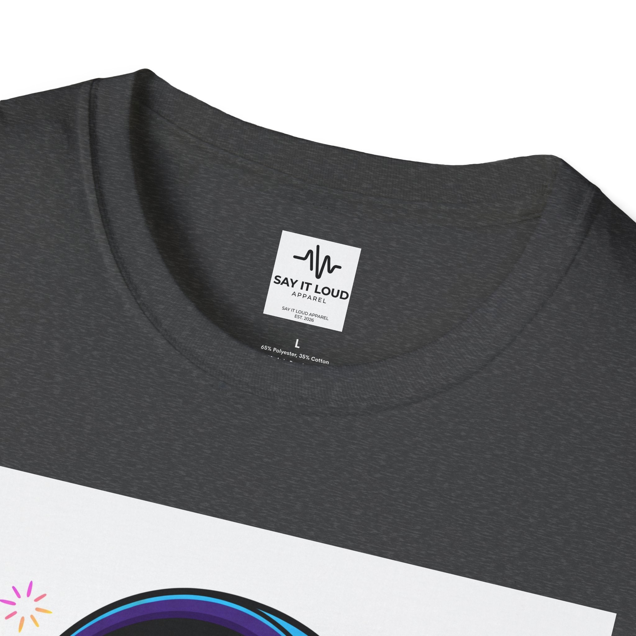 Music On World Off T-Shirt — "Tune in. Zone out." Headphones Graphic Tee