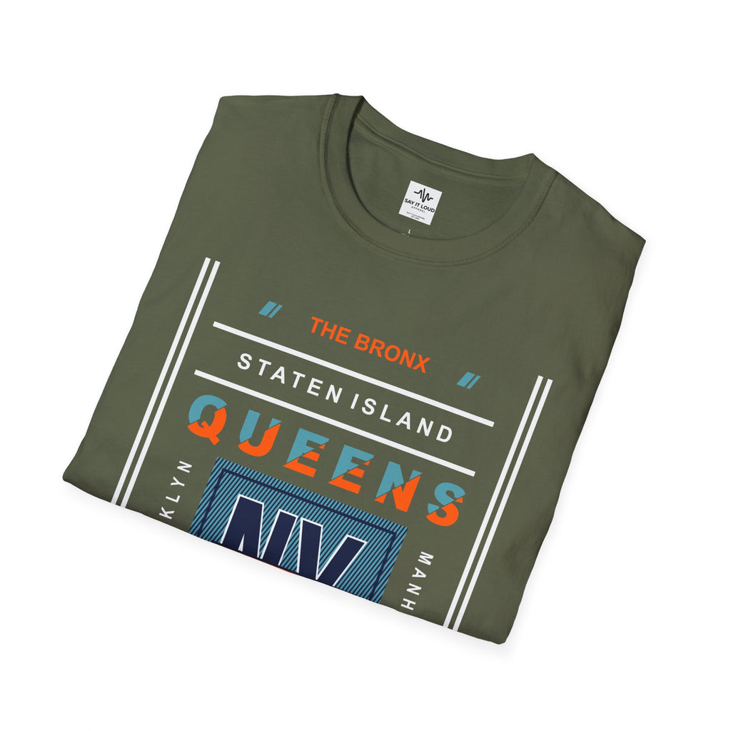 Queens NY C.I.T.Y. T-Shirt — Retro Bronx/New York City Graphic Tee