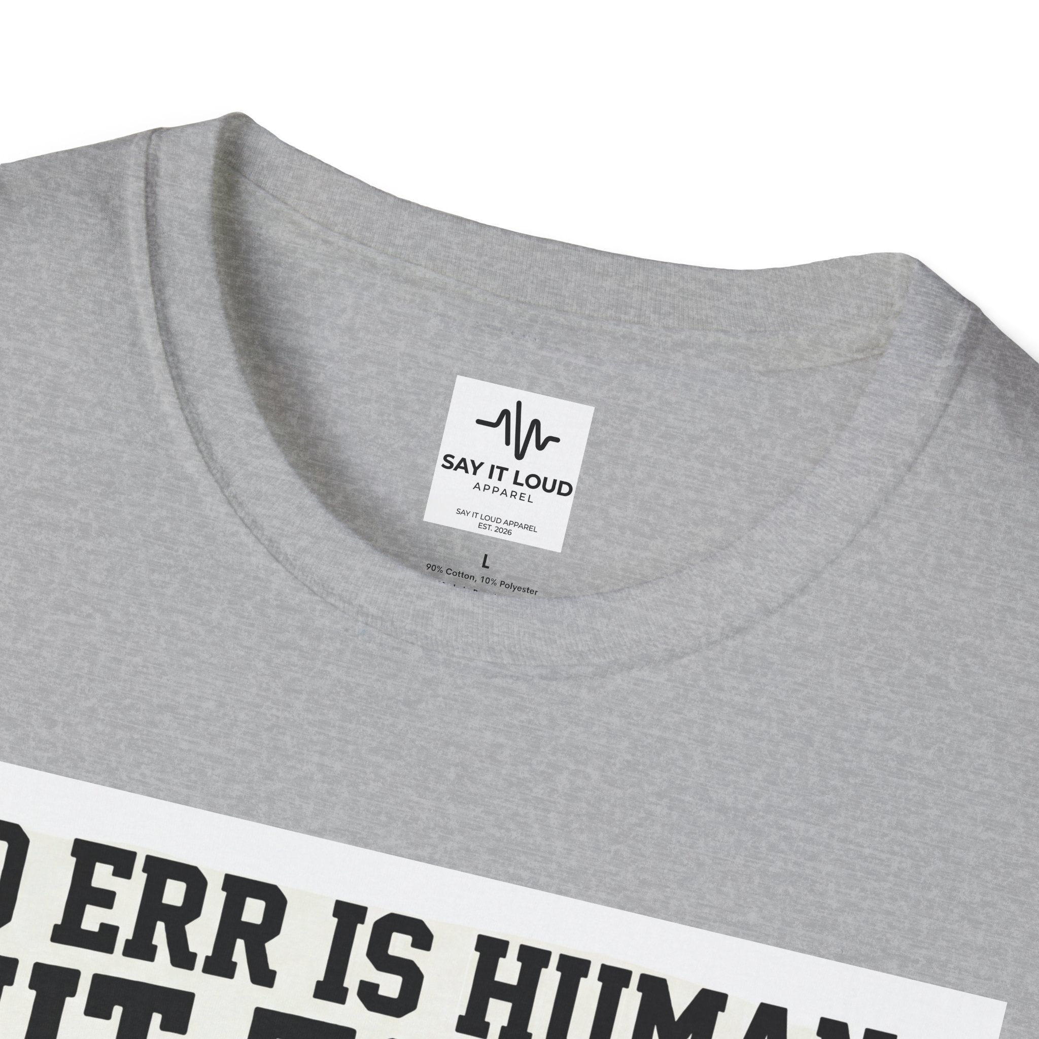 Pirate Skull T-Shirt — "To Err is Human But to Arr Is Pirate" Graphic Tee
