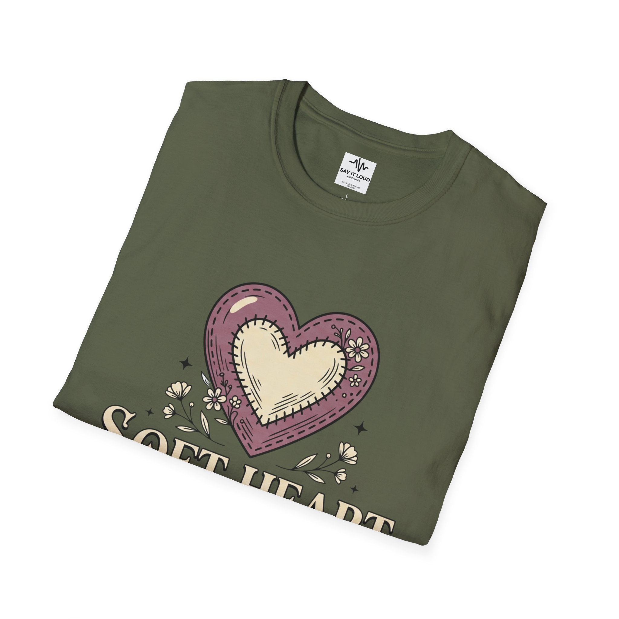 Soft Heart Strong Boundaries T-Shirt – Inspirational Heart Graphic Tee