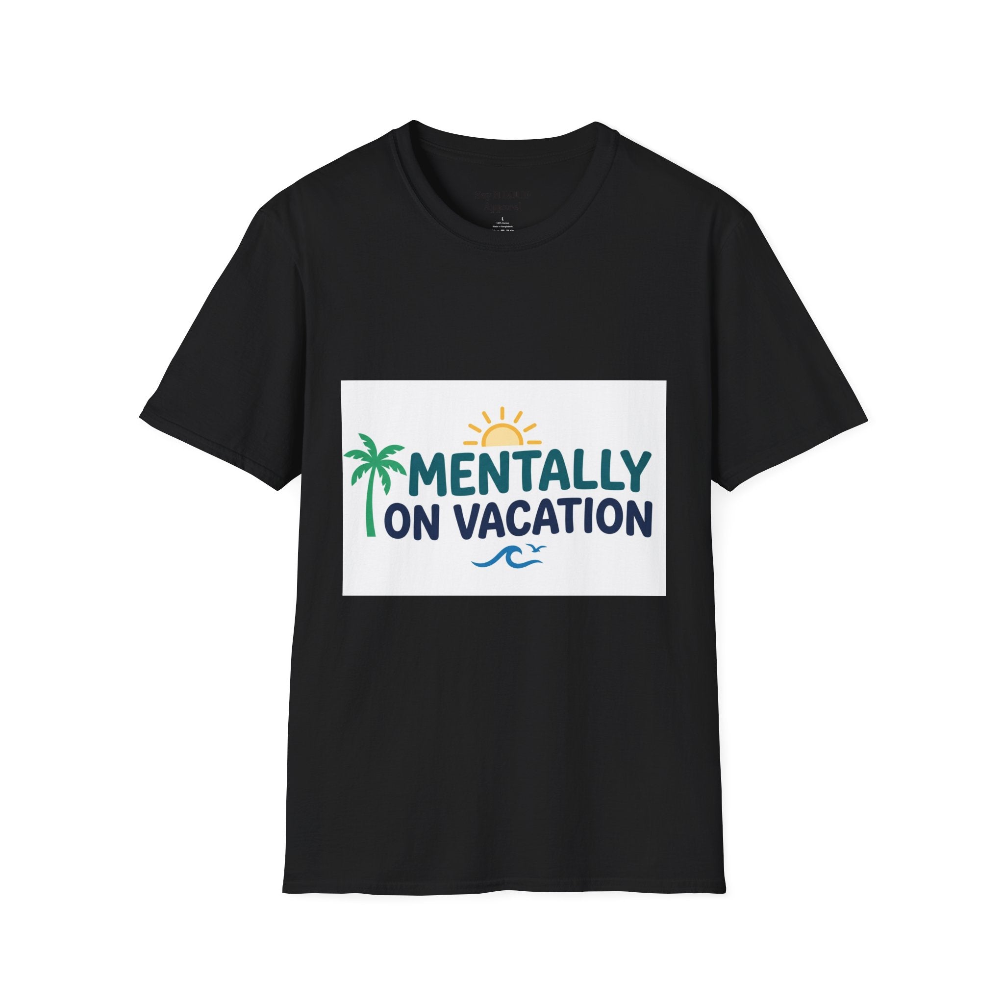 Vacation Vibes T-Shirt — "Tired of working all time, need a vacation"