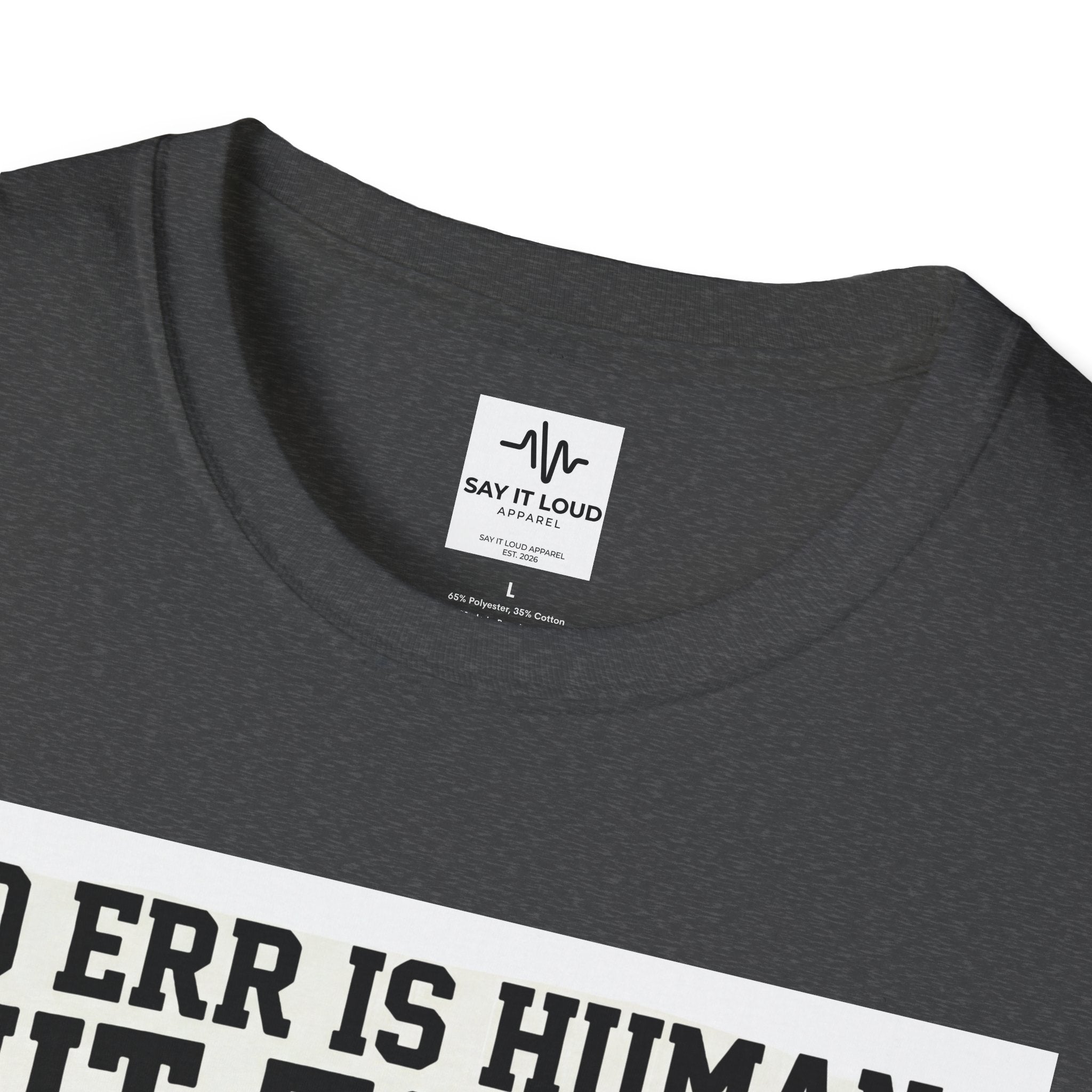 Pirate Skull T-Shirt — "To Err is Human But to Arr Is Pirate" Graphic Tee