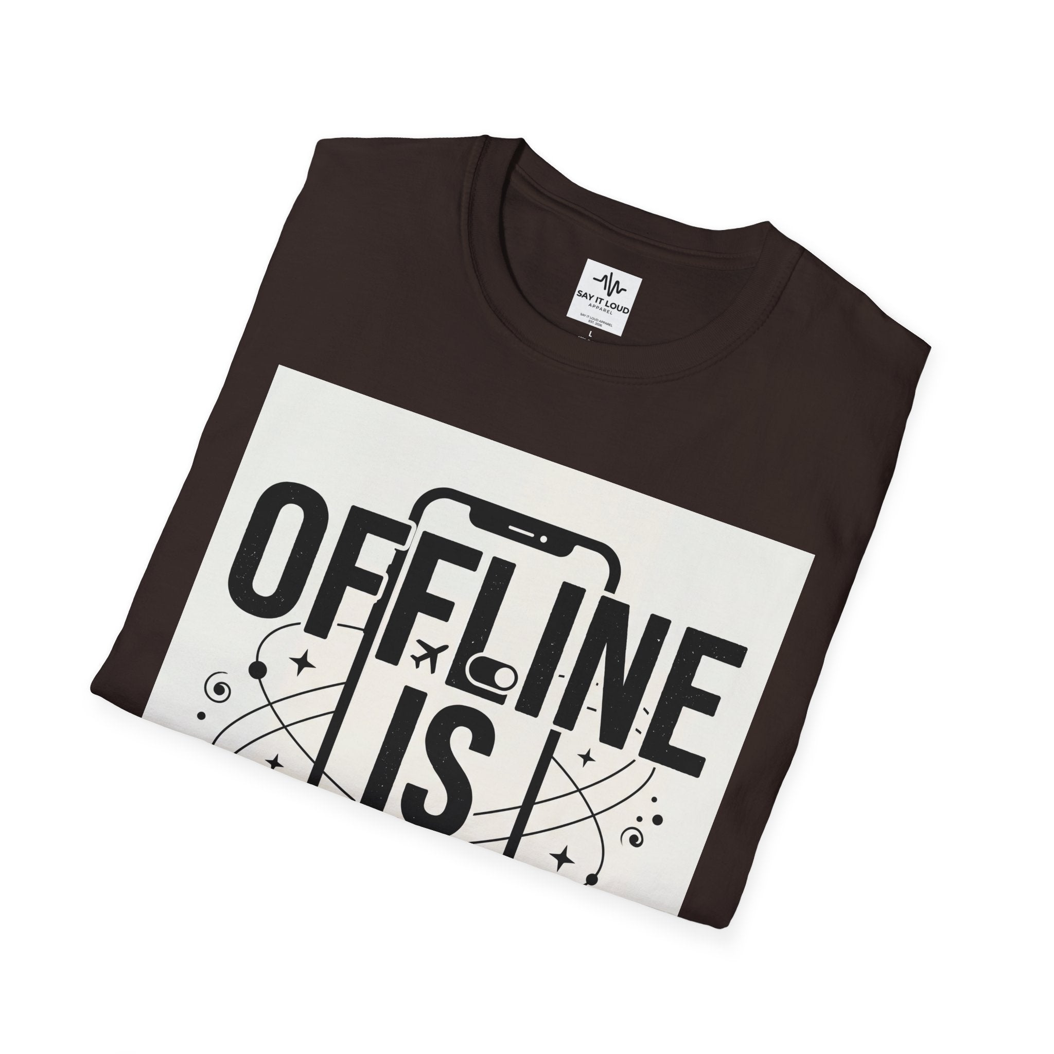 Offline Is Luxury T-Shirt — Disconnect to Reconnect Tee