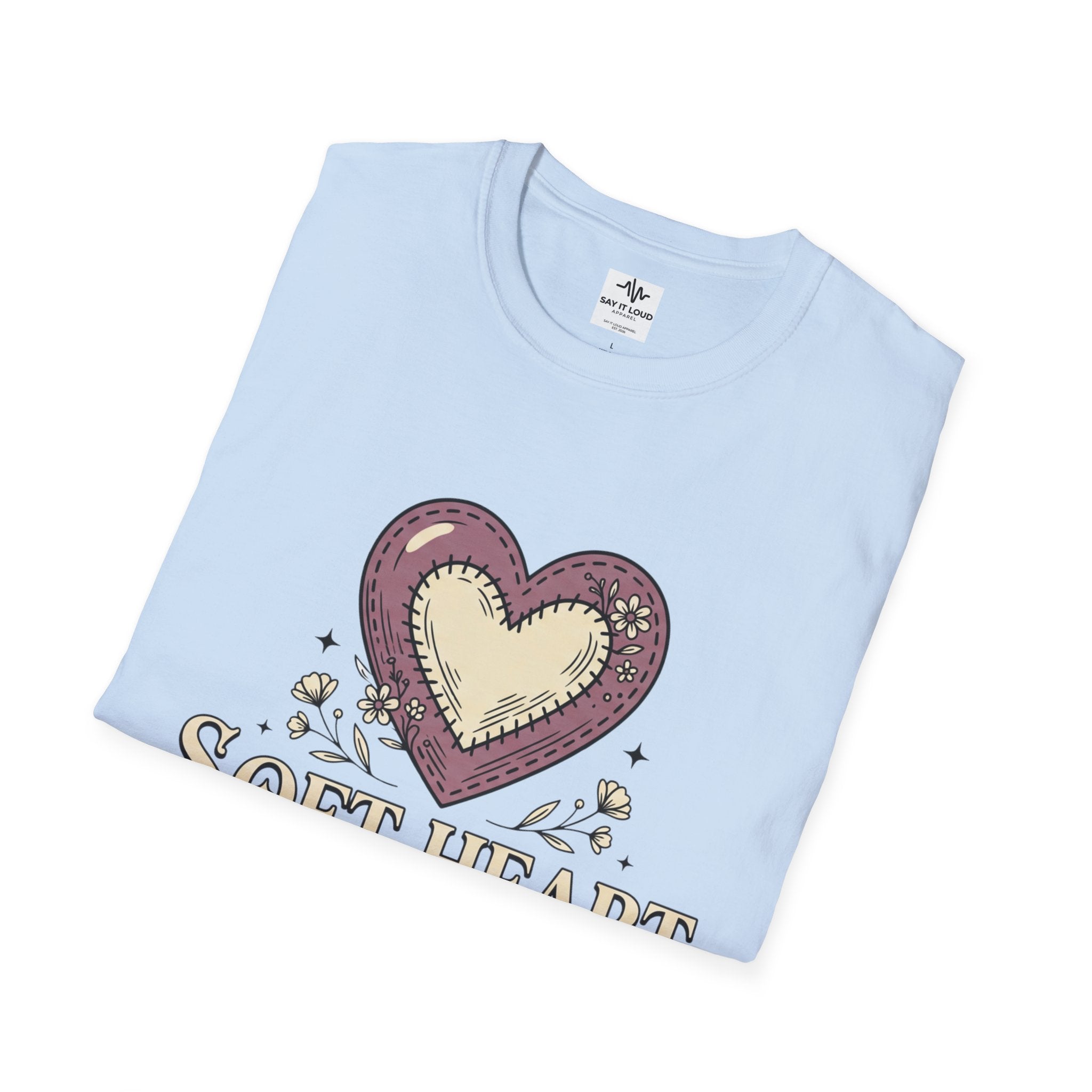 Soft Heart Strong Boundaries T-Shirt – Inspirational Heart Graphic Tee
