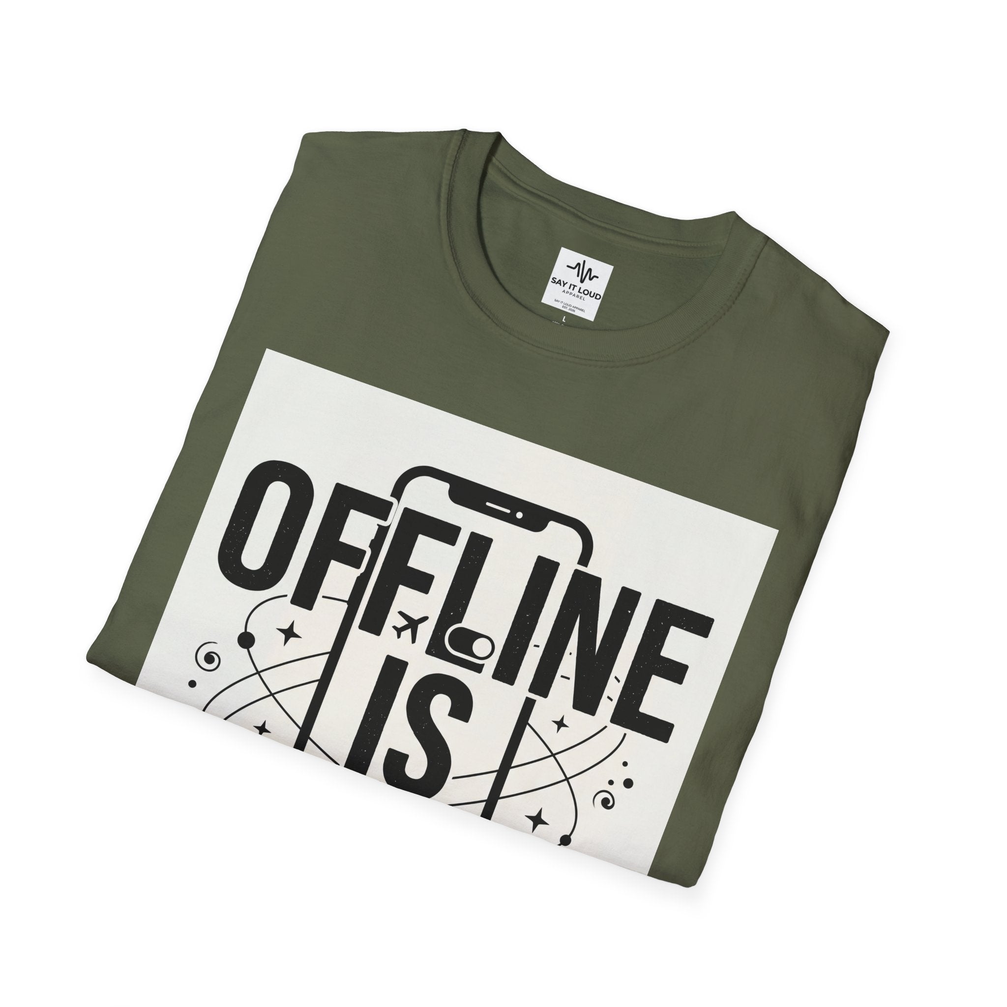 Offline Is Luxury T-Shirt — Disconnect to Reconnect Tee