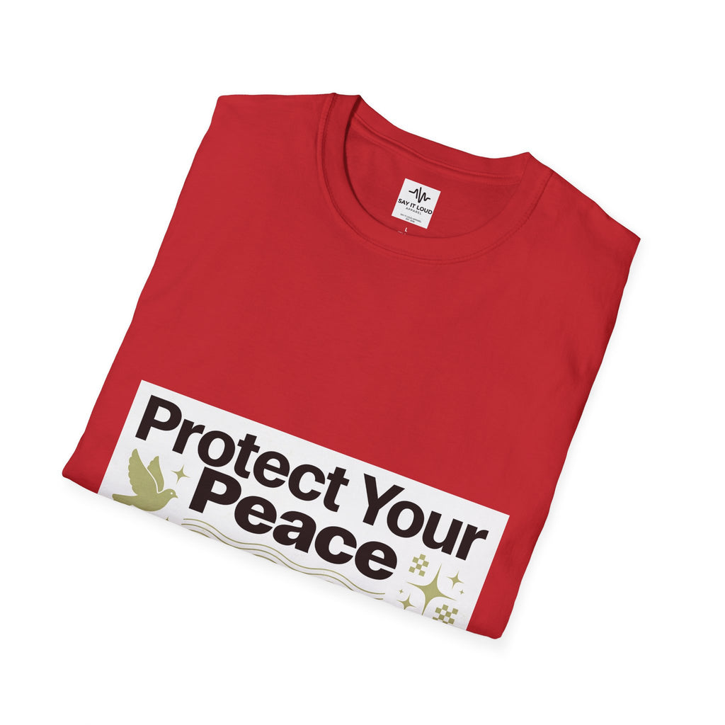 Protect Your Peace T-Shirt — "Boundaries Look Good on You" Inspirational Tee