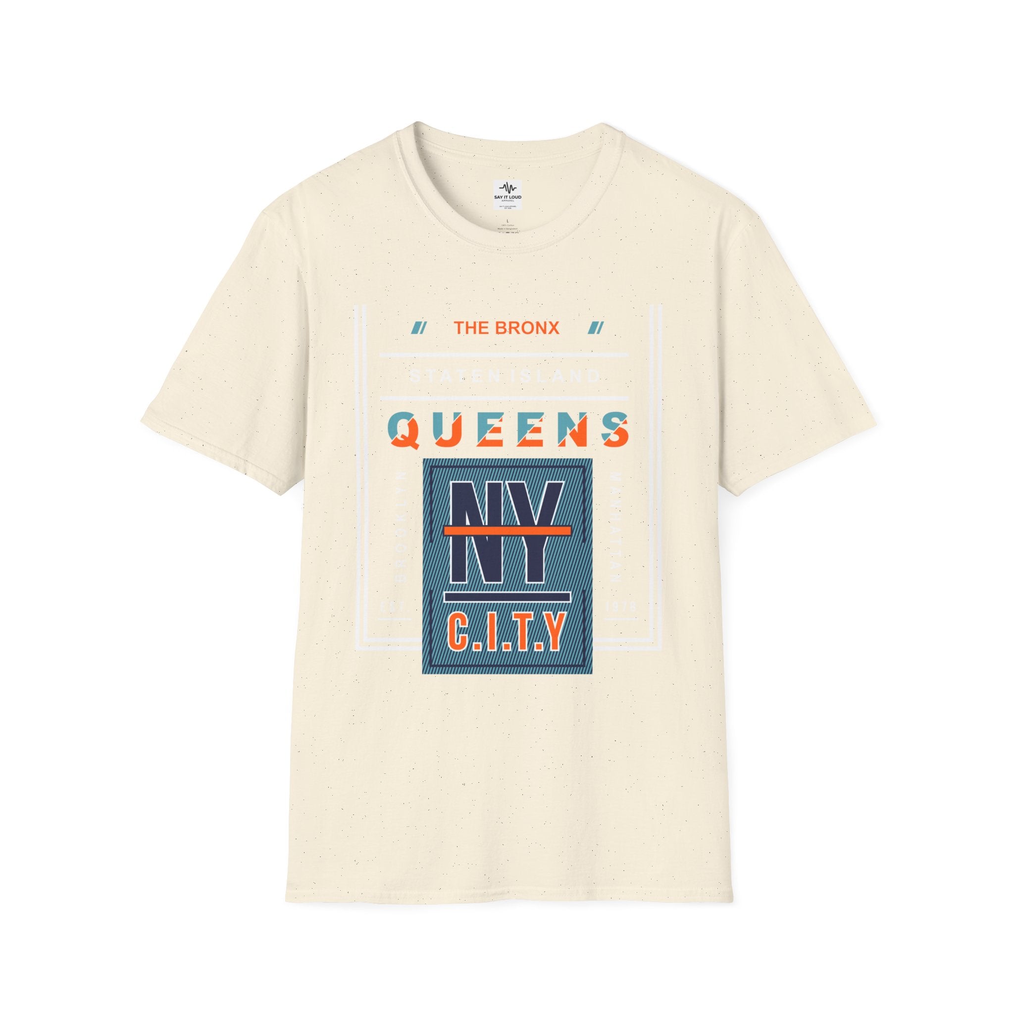 Queens NY C.I.T.Y. T-Shirt — Retro Bronx/New York City Graphic Tee