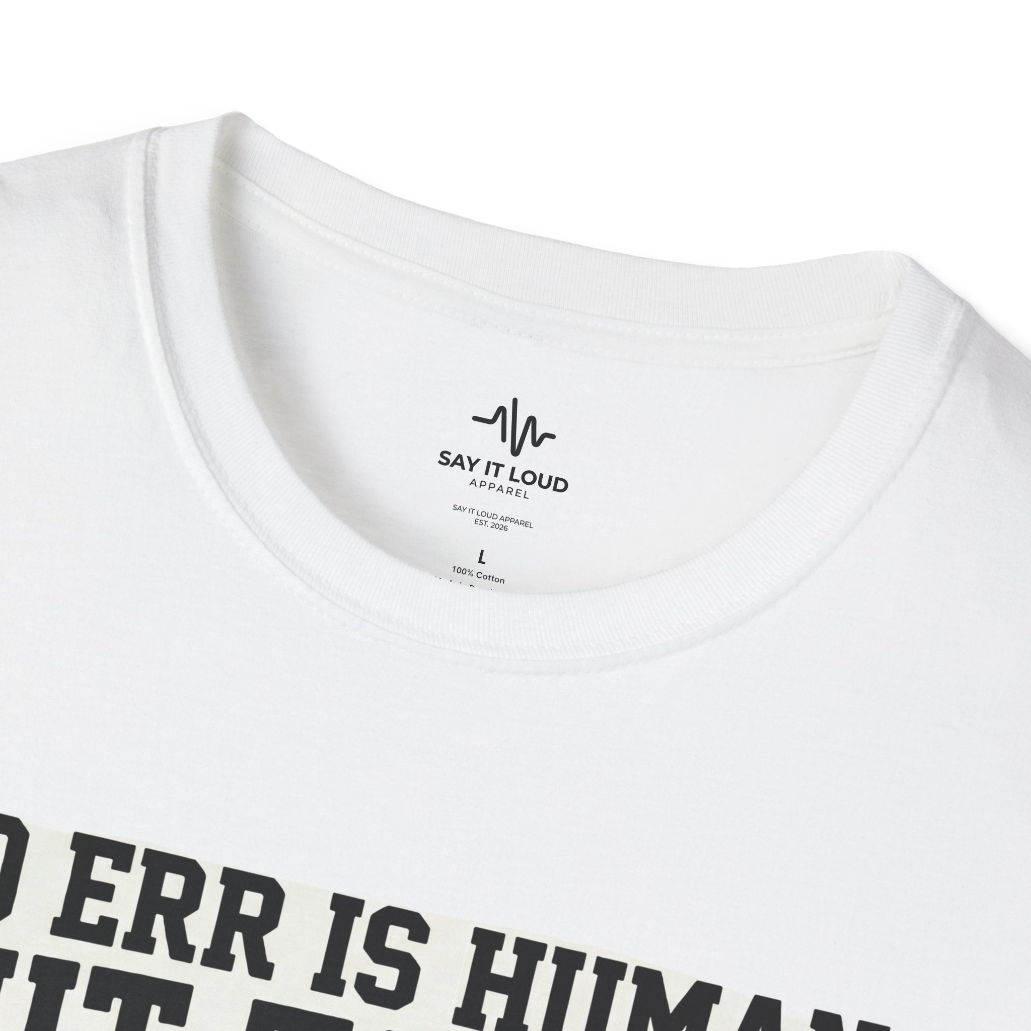 Pirate Skull T-Shirt — "To Err is Human But to Arr Is Pirate" Graphic Tee