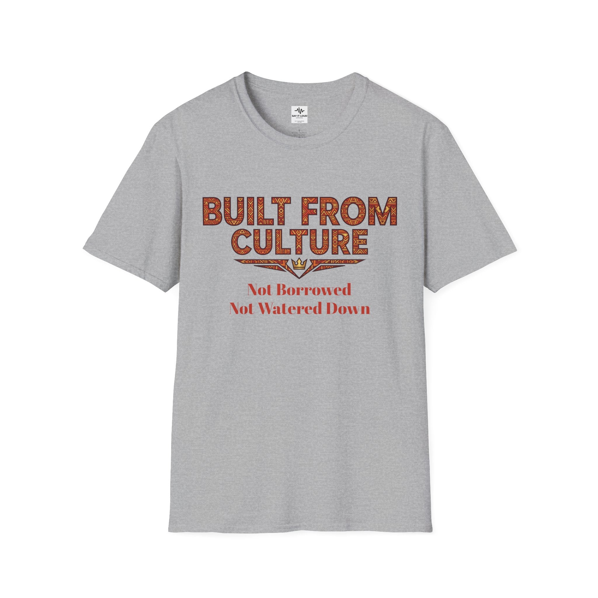 Built From Culture Tee – Identity Statement Shirt