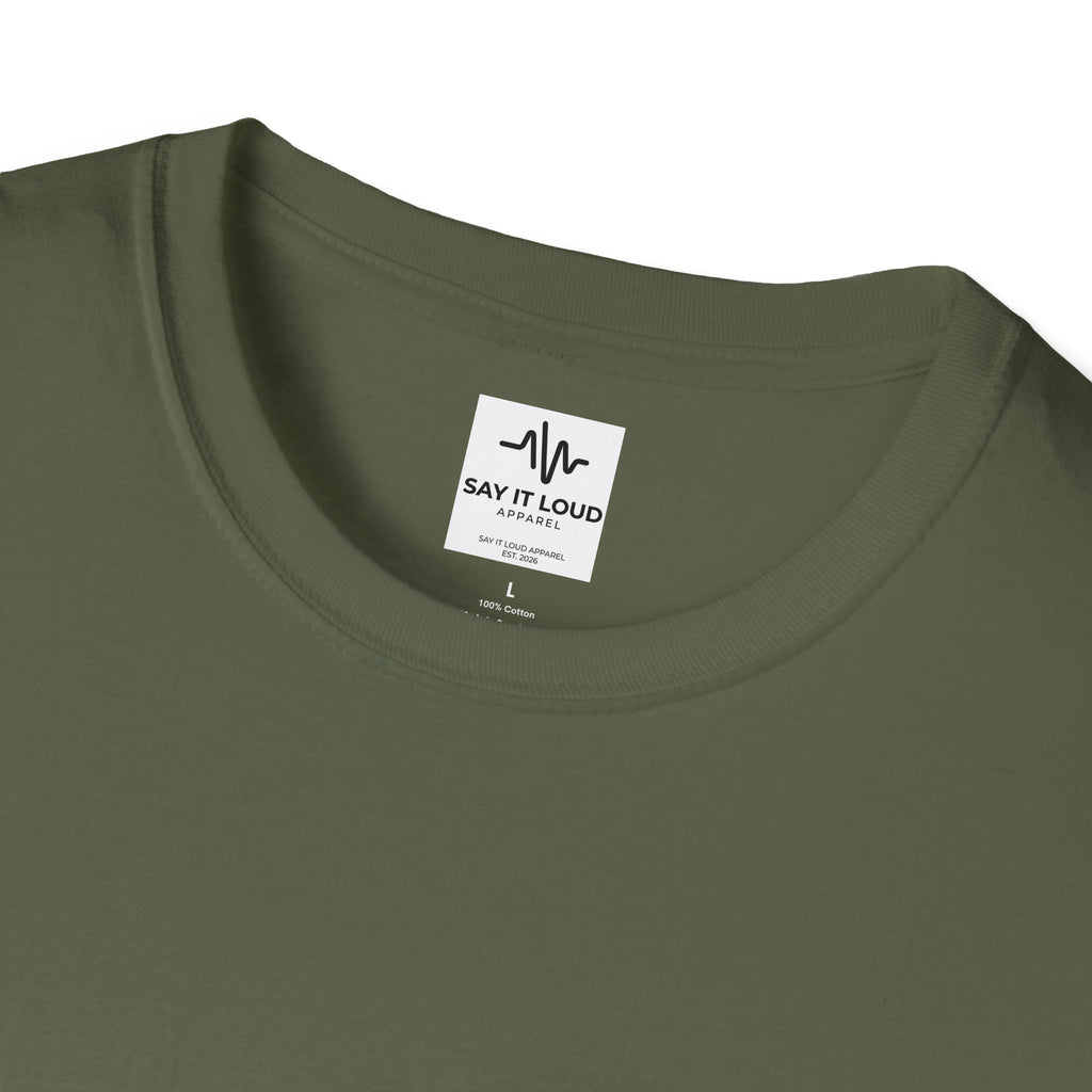 🤫Running on Silence Tee – Minimal Mood Statement Shirt