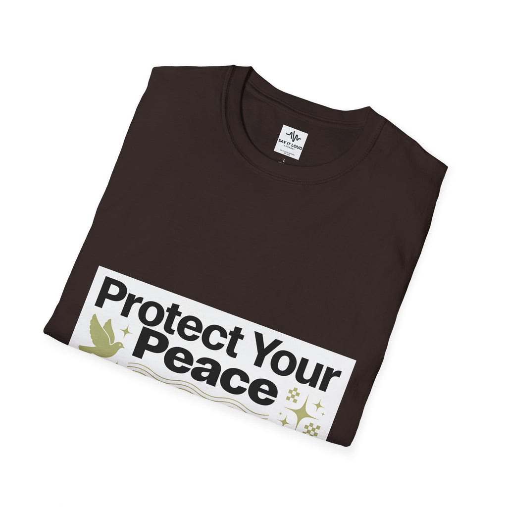 Protect Your Peace T-Shirt — "Boundaries Look Good on You" Inspirational Tee
