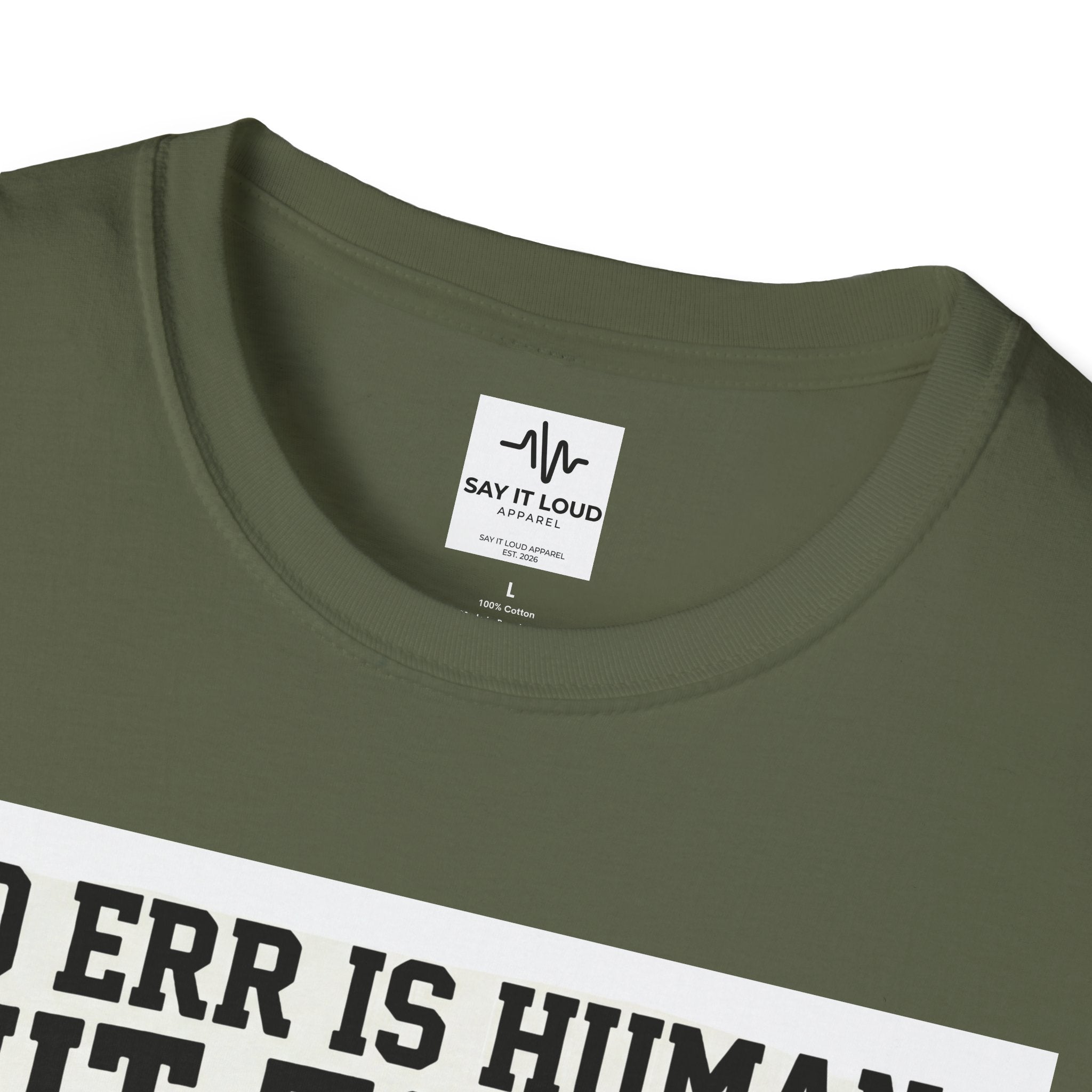 Pirate Skull T-Shirt — "To Err is Human But to Arr Is Pirate" Graphic Tee