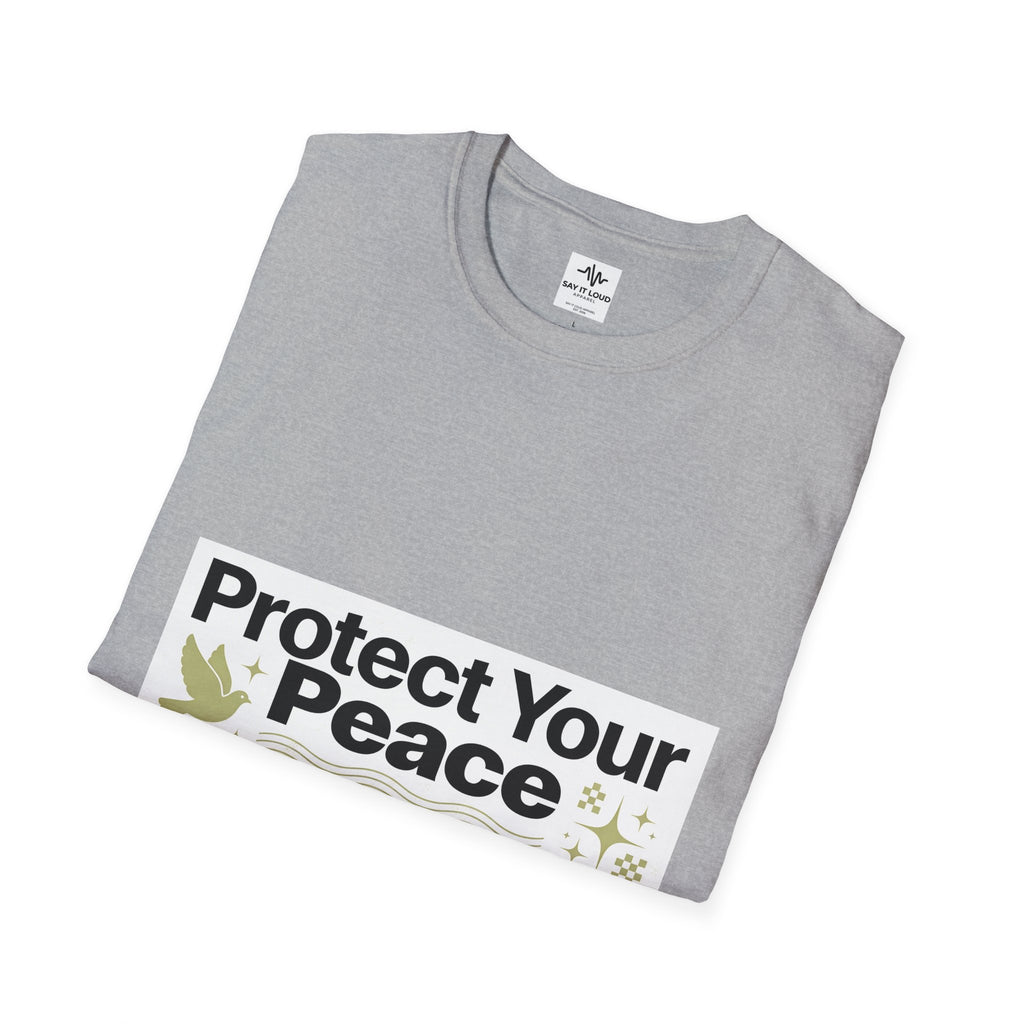 Protect Your Peace T-Shirt — "Boundaries Look Good on You" Inspirational Tee