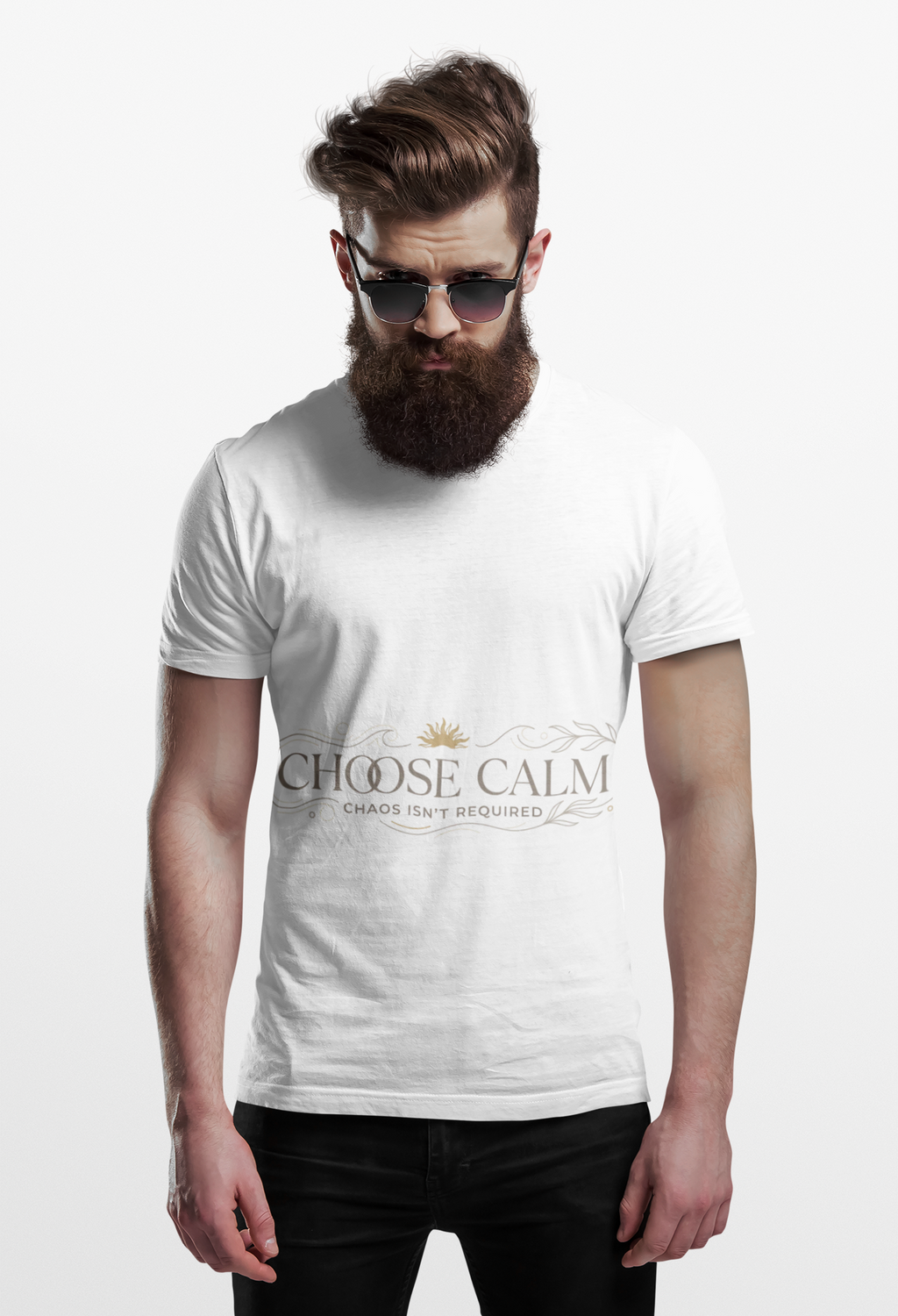 Choose Calm T-Shirt – Inspirational 'Choose Calm' Graphic Tee for Mindfulness & Relaxation