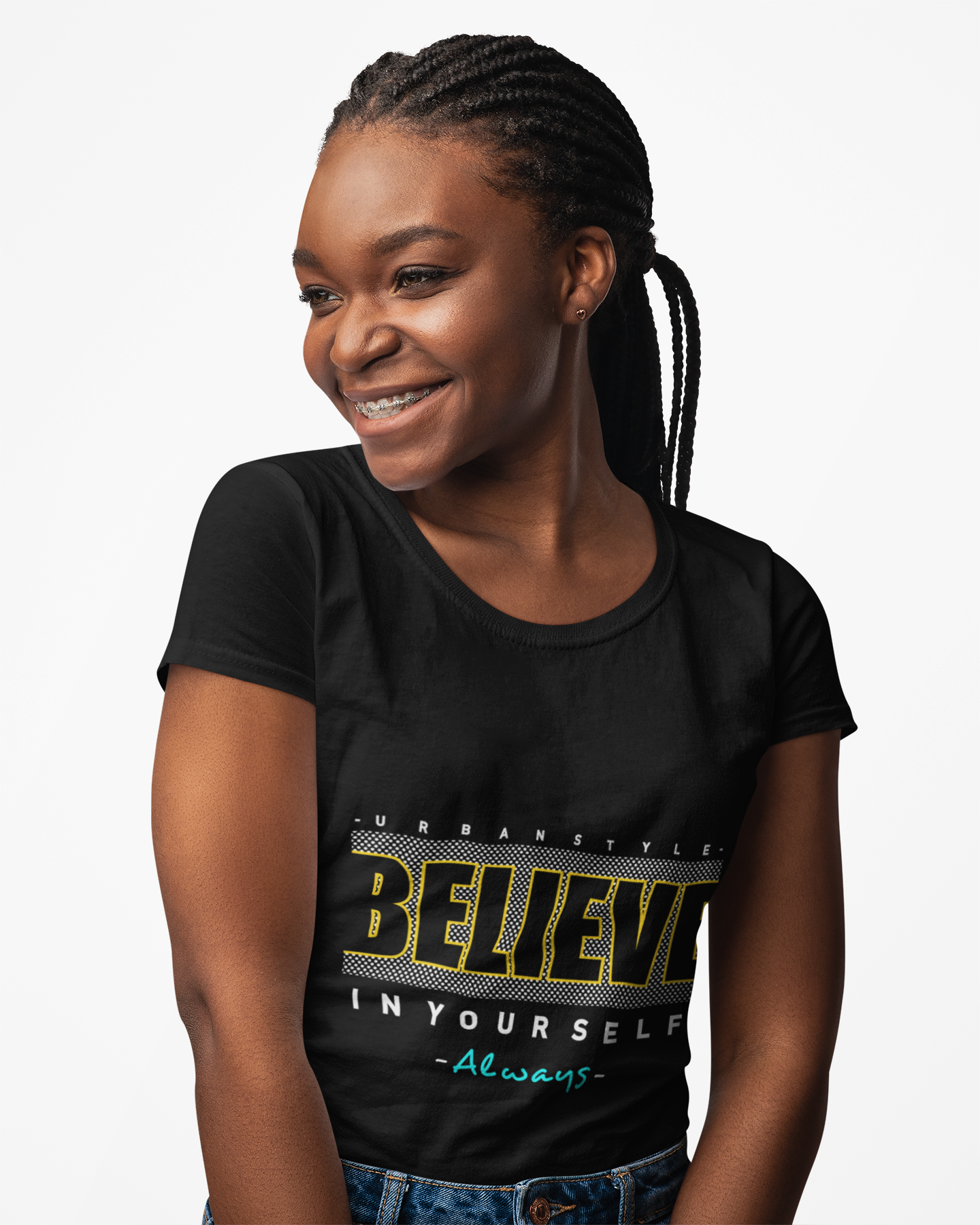 Believe in Yourself T-Shirt — Motivational "Always" Graphic Tee