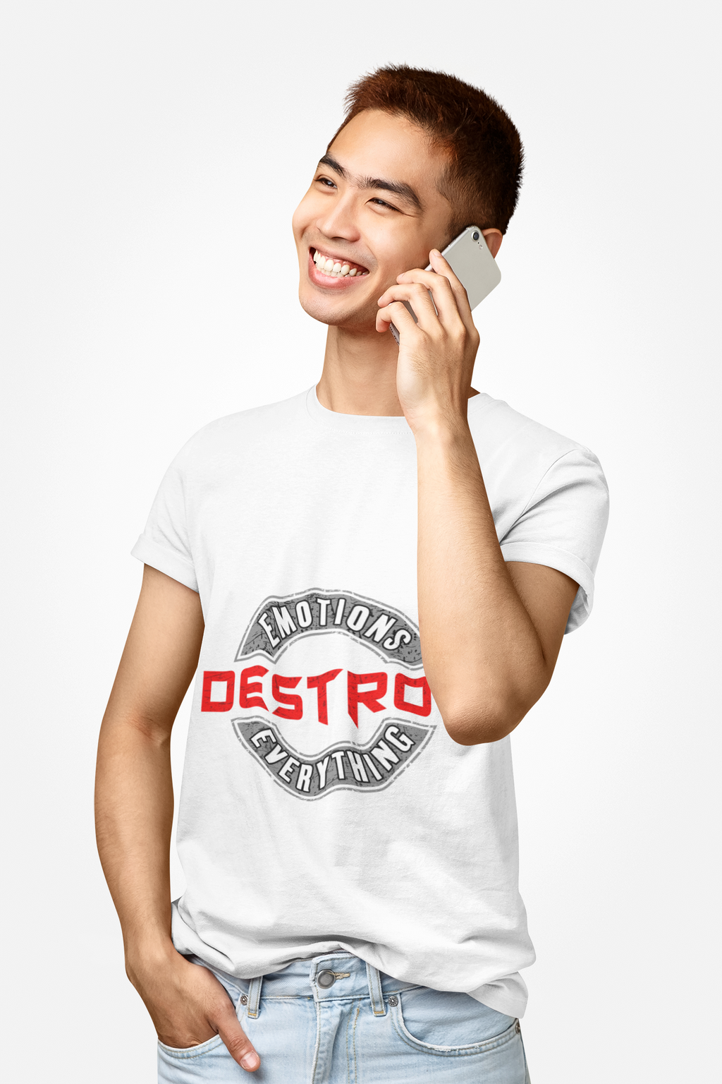 Destroy Emotions T-Shirt — 'Emotions Destroy Everything' Graphic Tee