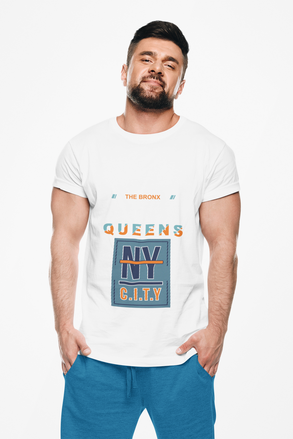 Queens NY C.I.T.Y. T-Shirt — Retro Bronx/New York City Graphic Tee