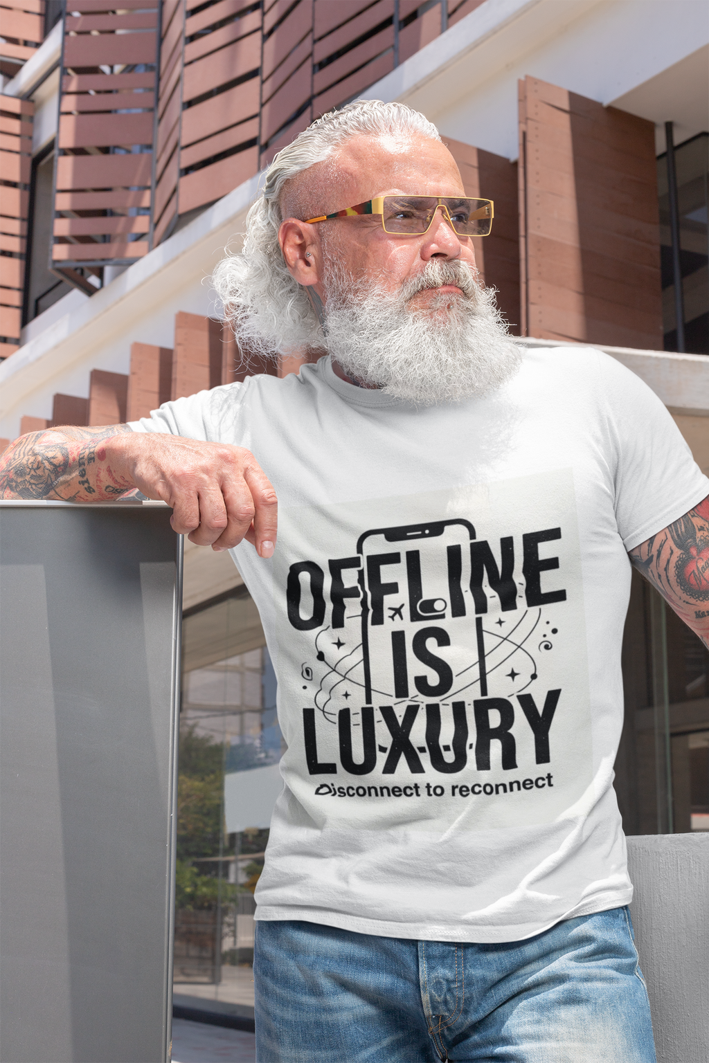 Offline Is Luxury T-Shirt — Disconnect to Reconnect Tee