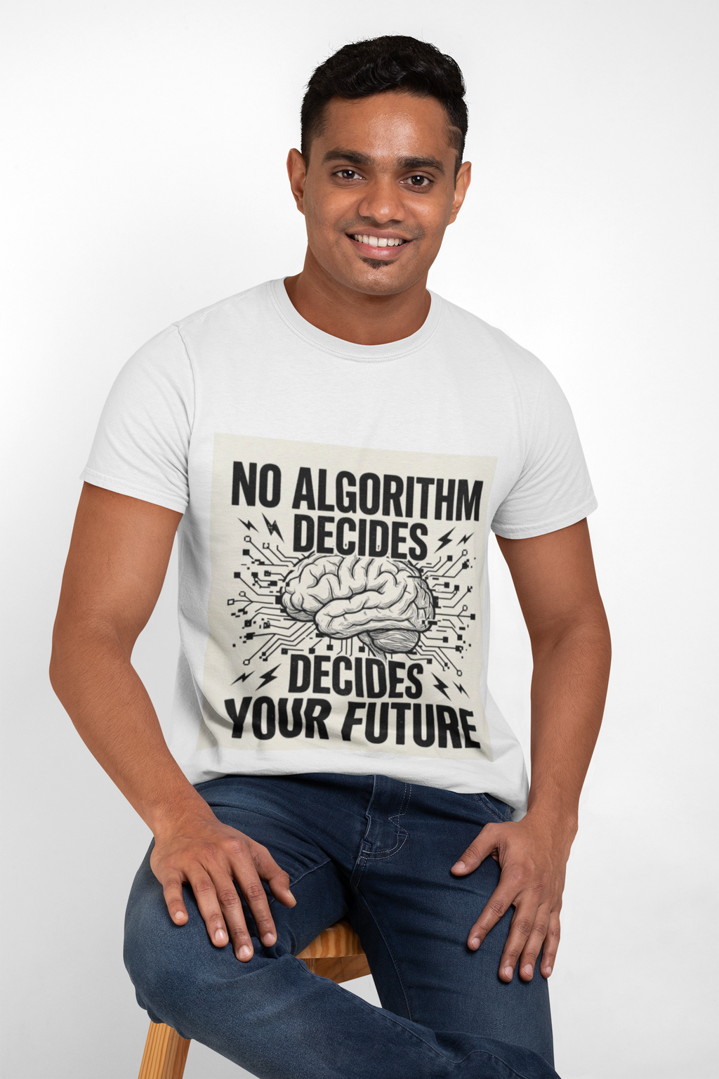 No Algorithm Decides Your Future T-Shirt