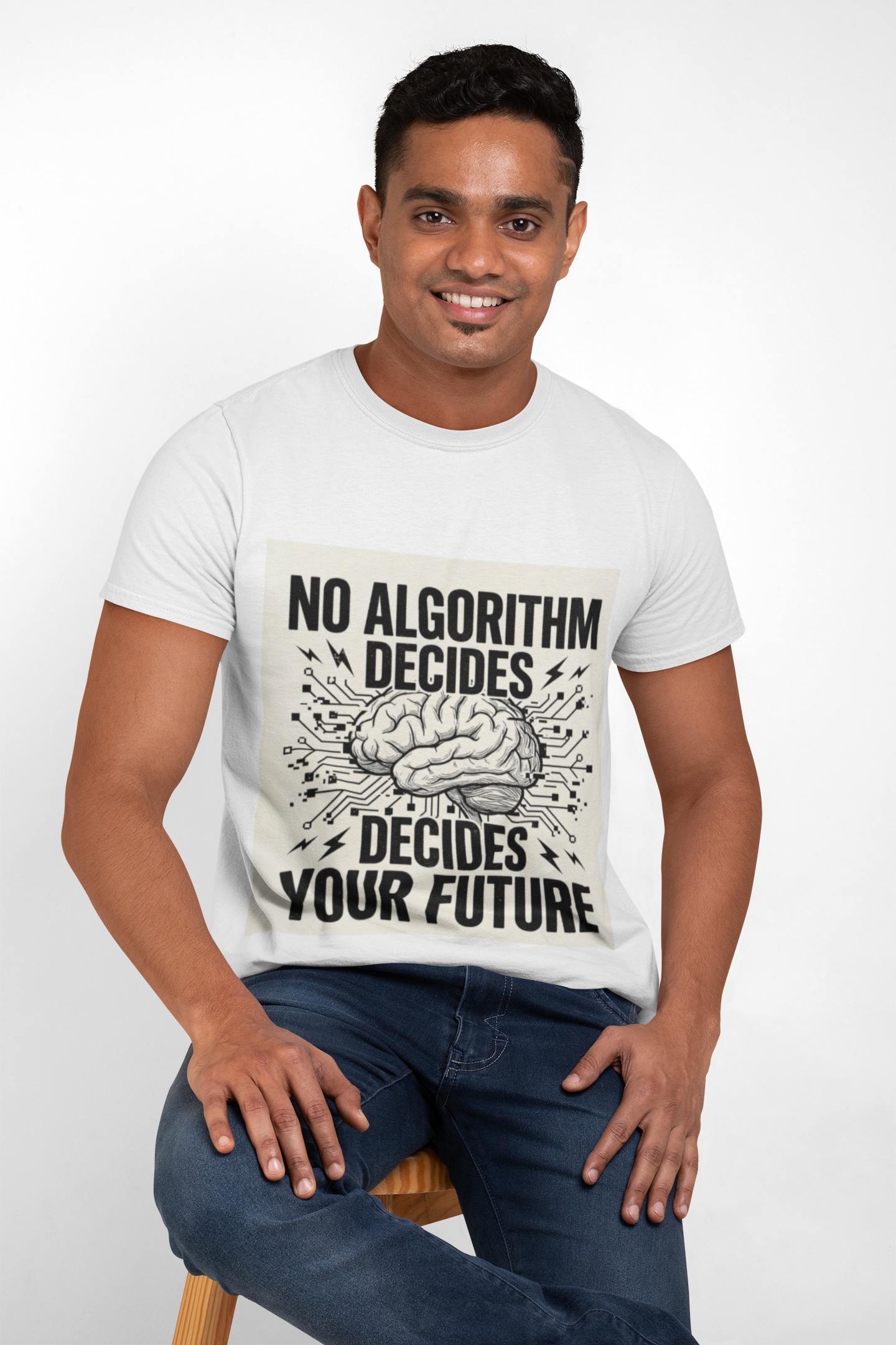 No Algorithm Decides Your Future T-Shirt