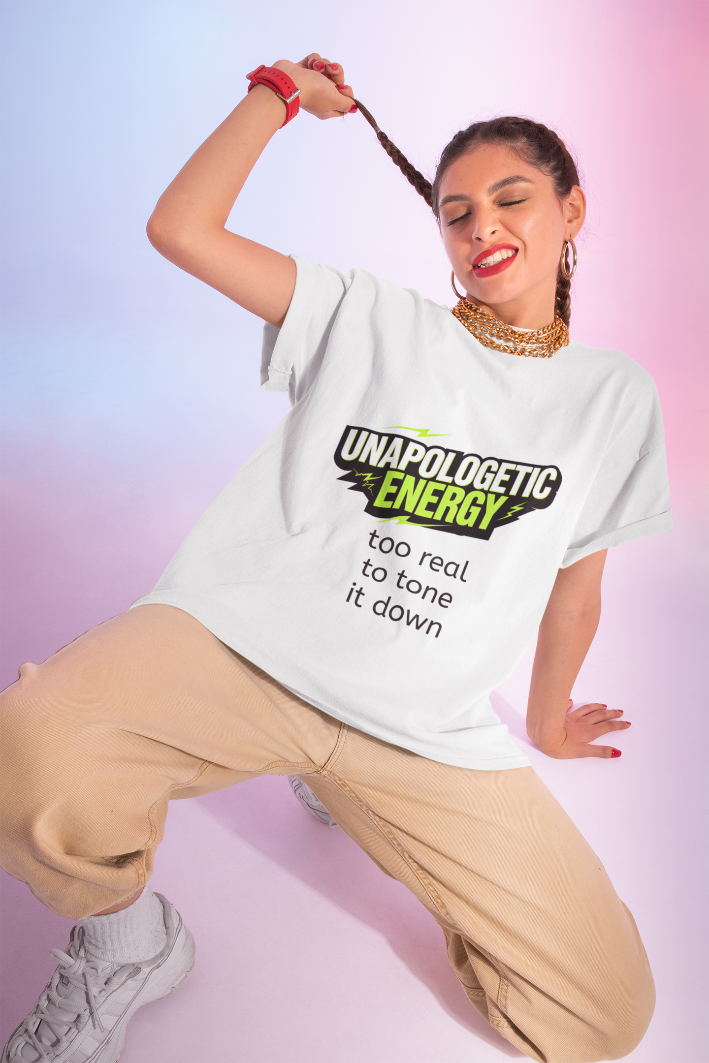 Unapologetic Energy Tee – Bold Statement Shirt