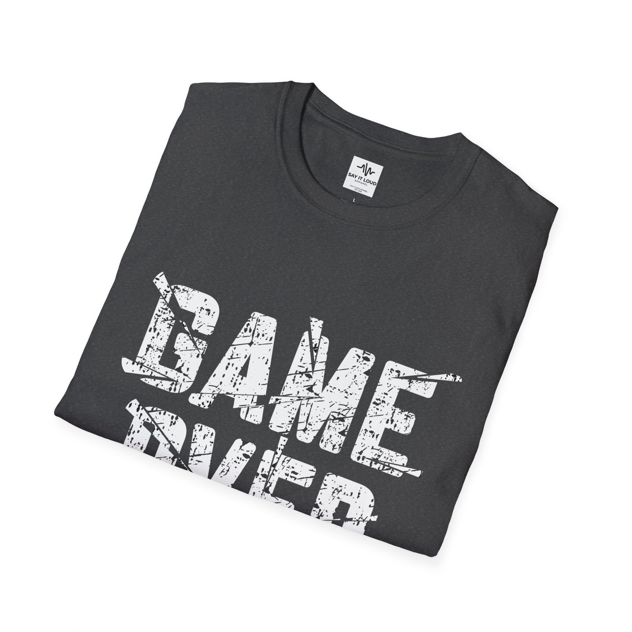 Game Over Graphic T-Shirt — "Rise Again and Continue the Battle" Gamer Tee