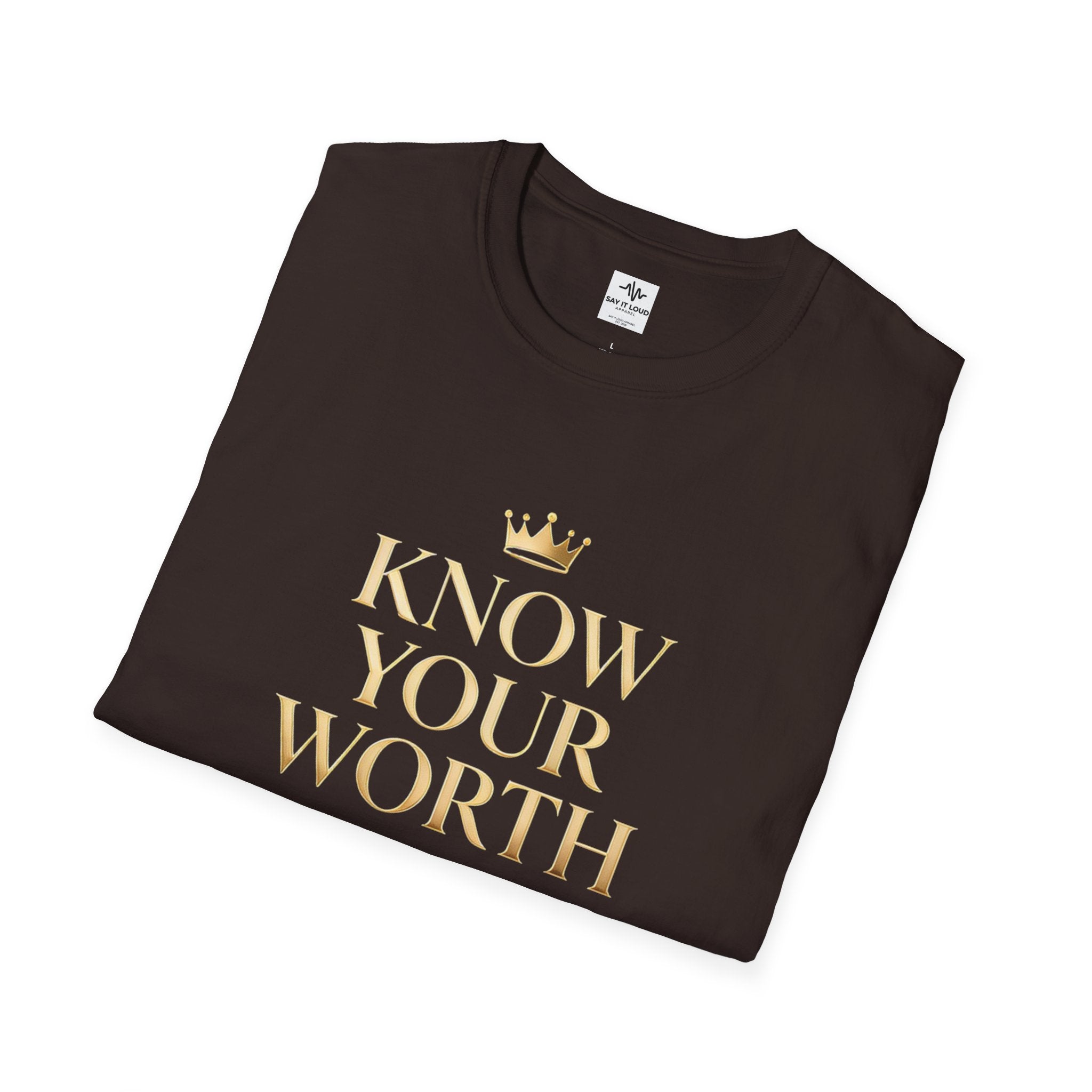 Know Your Worth Tee – Confidence Statement Shirt
