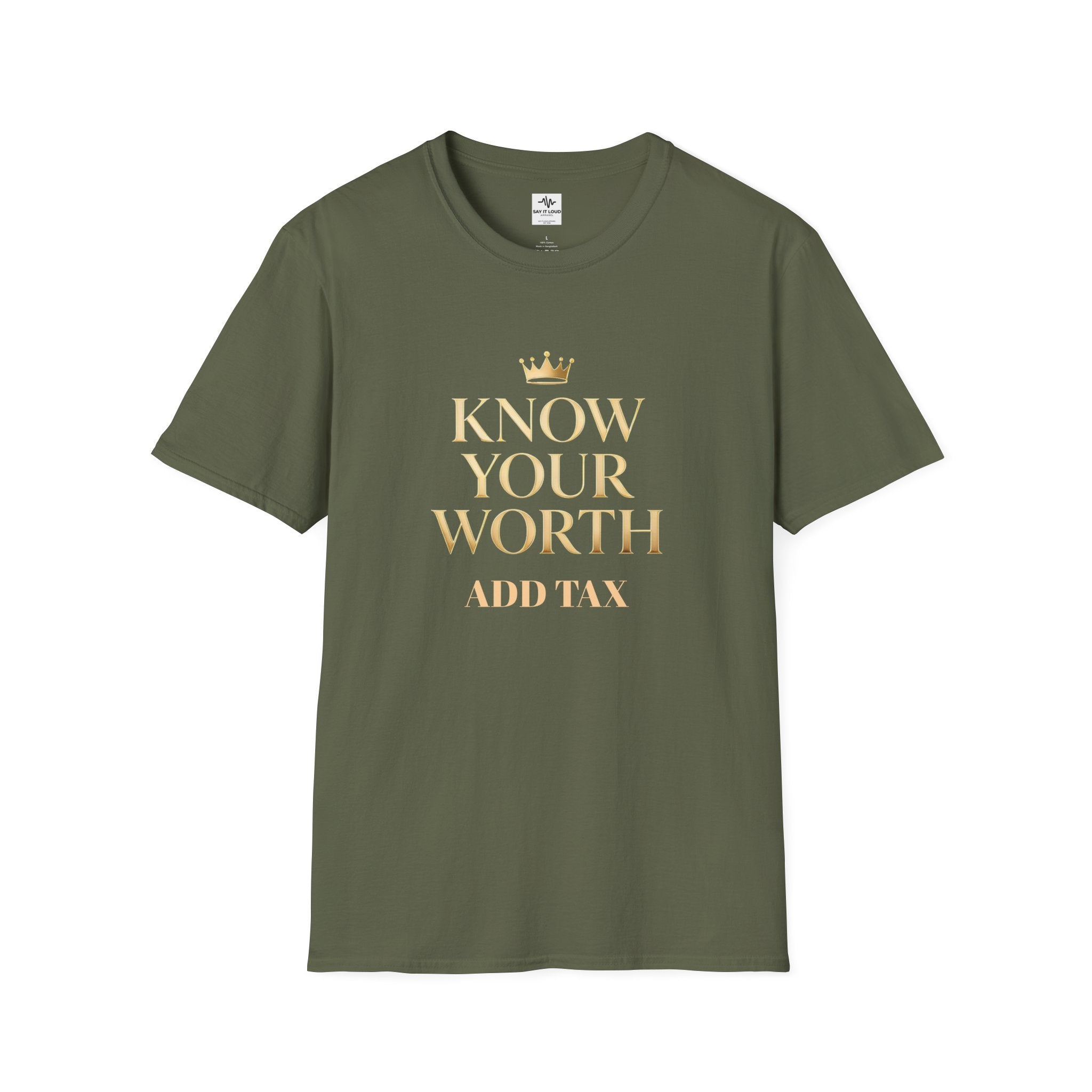 Know Your Worth Tee – Confidence Statement Shirt