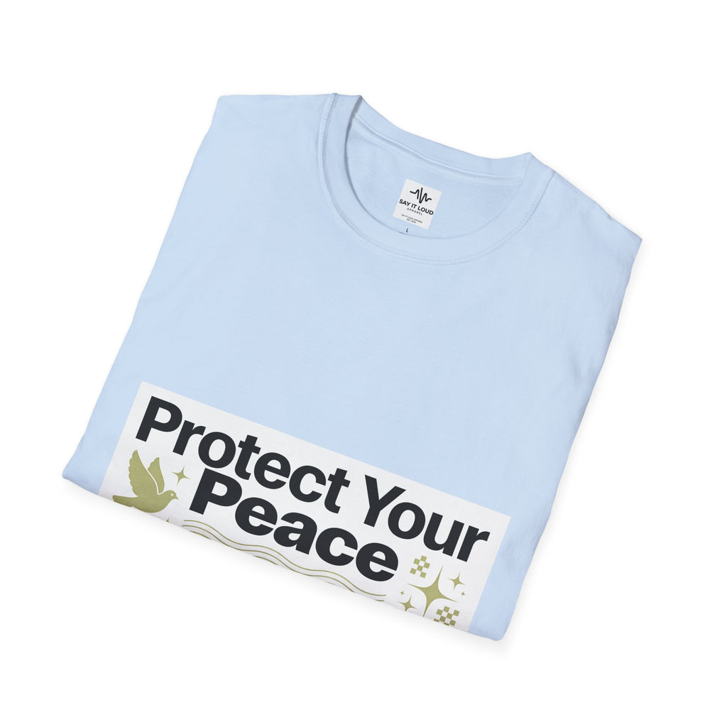 Protect Your Peace T-Shirt — "Boundaries Look Good on You" Inspirational Tee