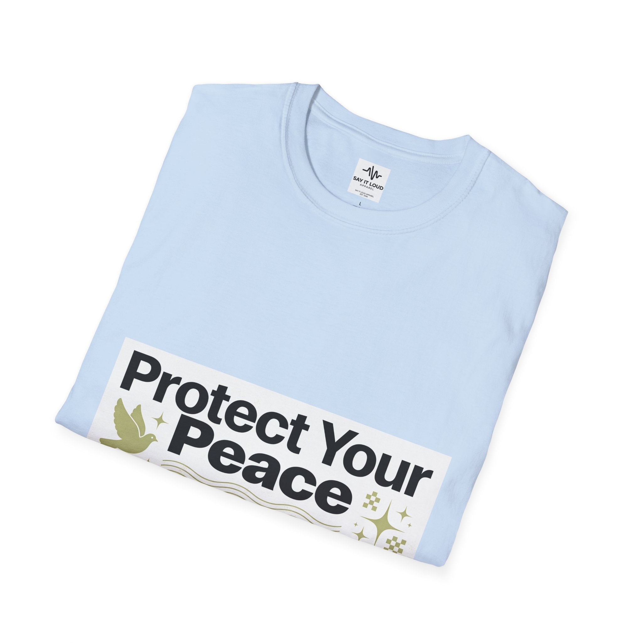 Protect Your Peace T-Shirt — "Boundaries Look Good on You" Inspirational Tee