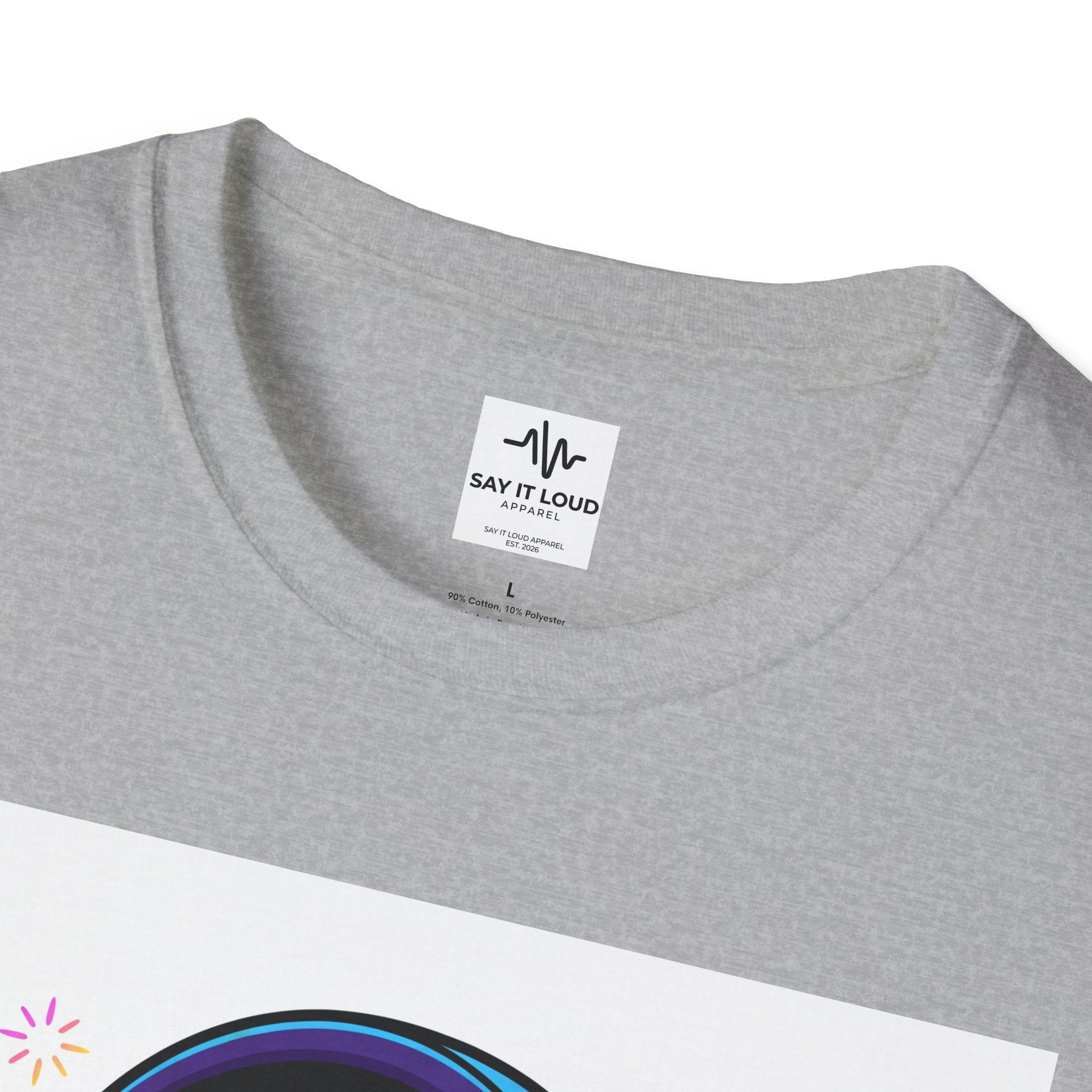 Music On World Off T-Shirt — "Tune in. Zone out." Headphones Graphic Tee