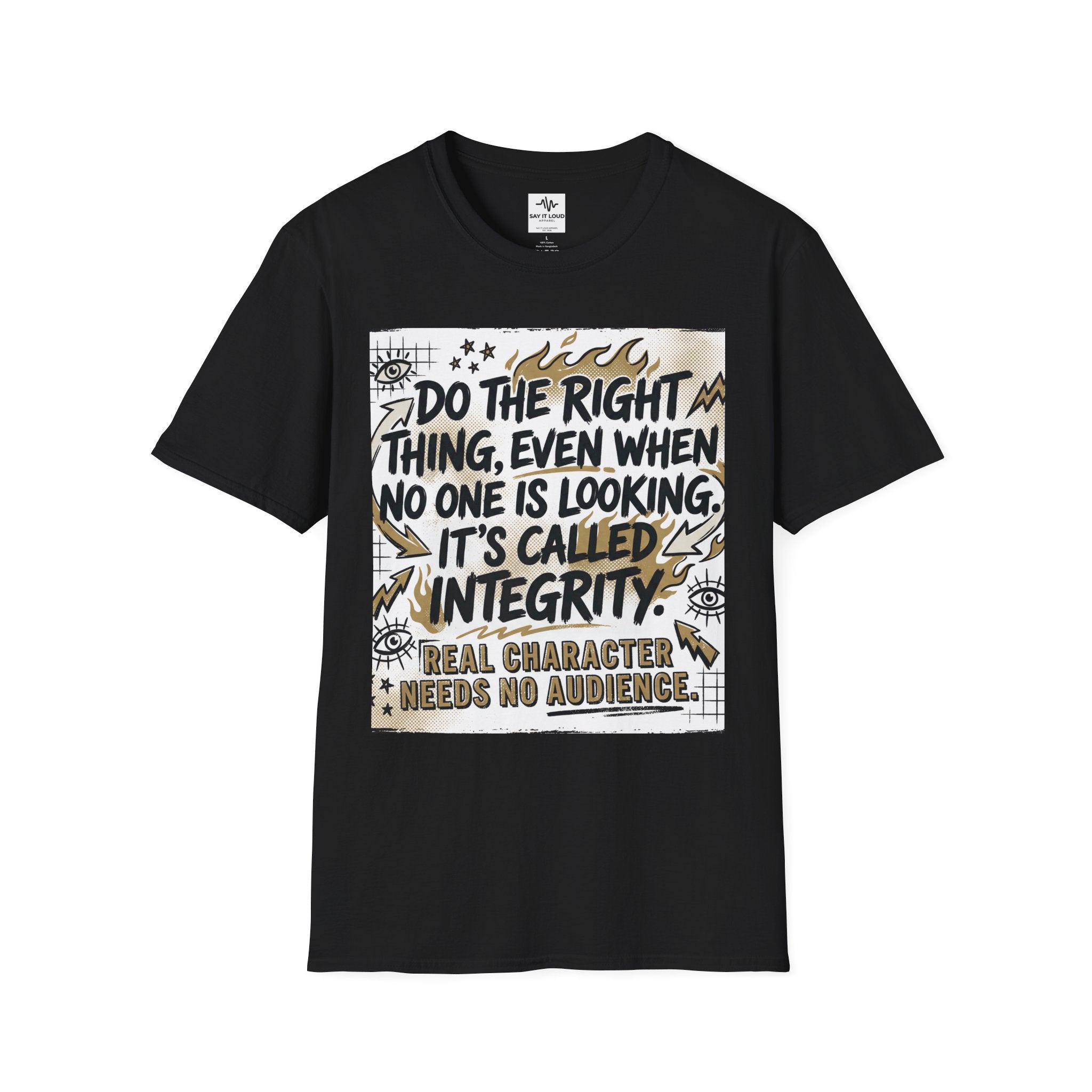 Integrity Graphic T-Shirt — “Do the Right Thing…It’s Called Integrity” Inspirational Tee