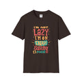 Energy Saving Mode T-Shirt — "I'm Not Lazy" Graphic Tee