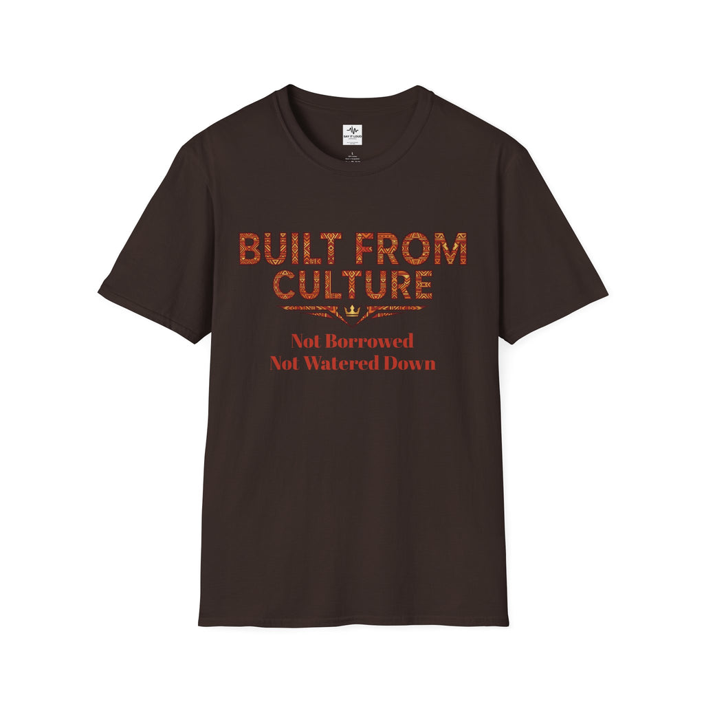 Built From Culture Tee – Identity Statement Shirt