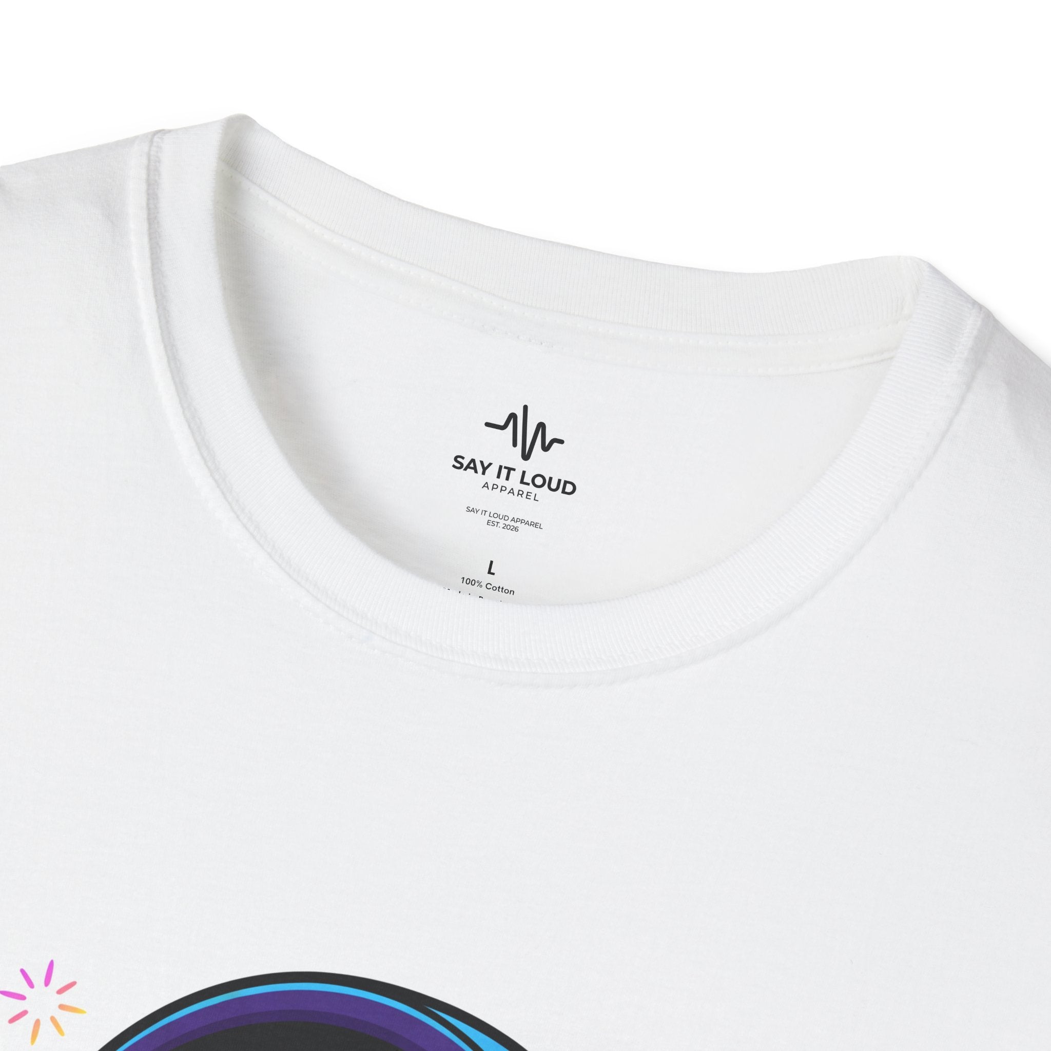Music On World Off T-Shirt — "Tune in. Zone out." Headphones Graphic Tee