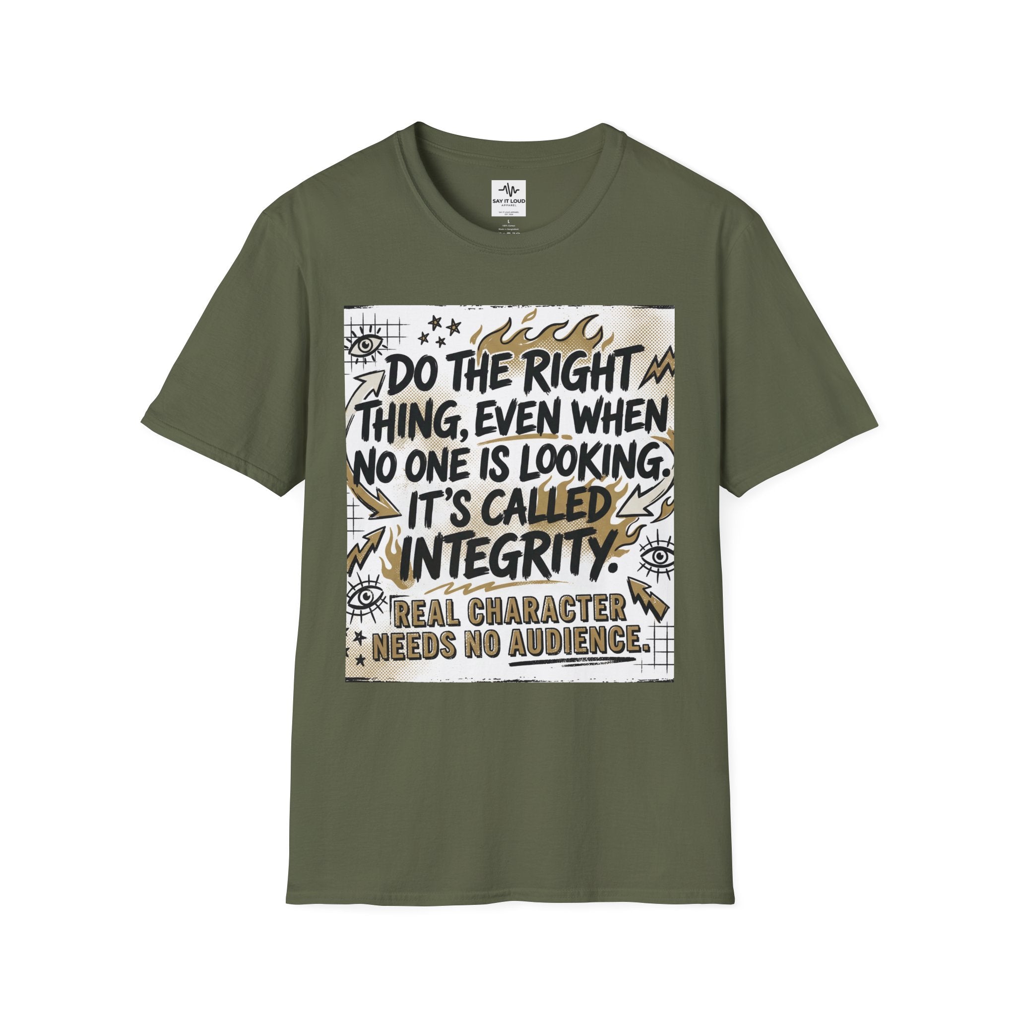 Integrity Graphic T-Shirt — “Do the Right Thing…It’s Called Integrity” Inspirational Tee
