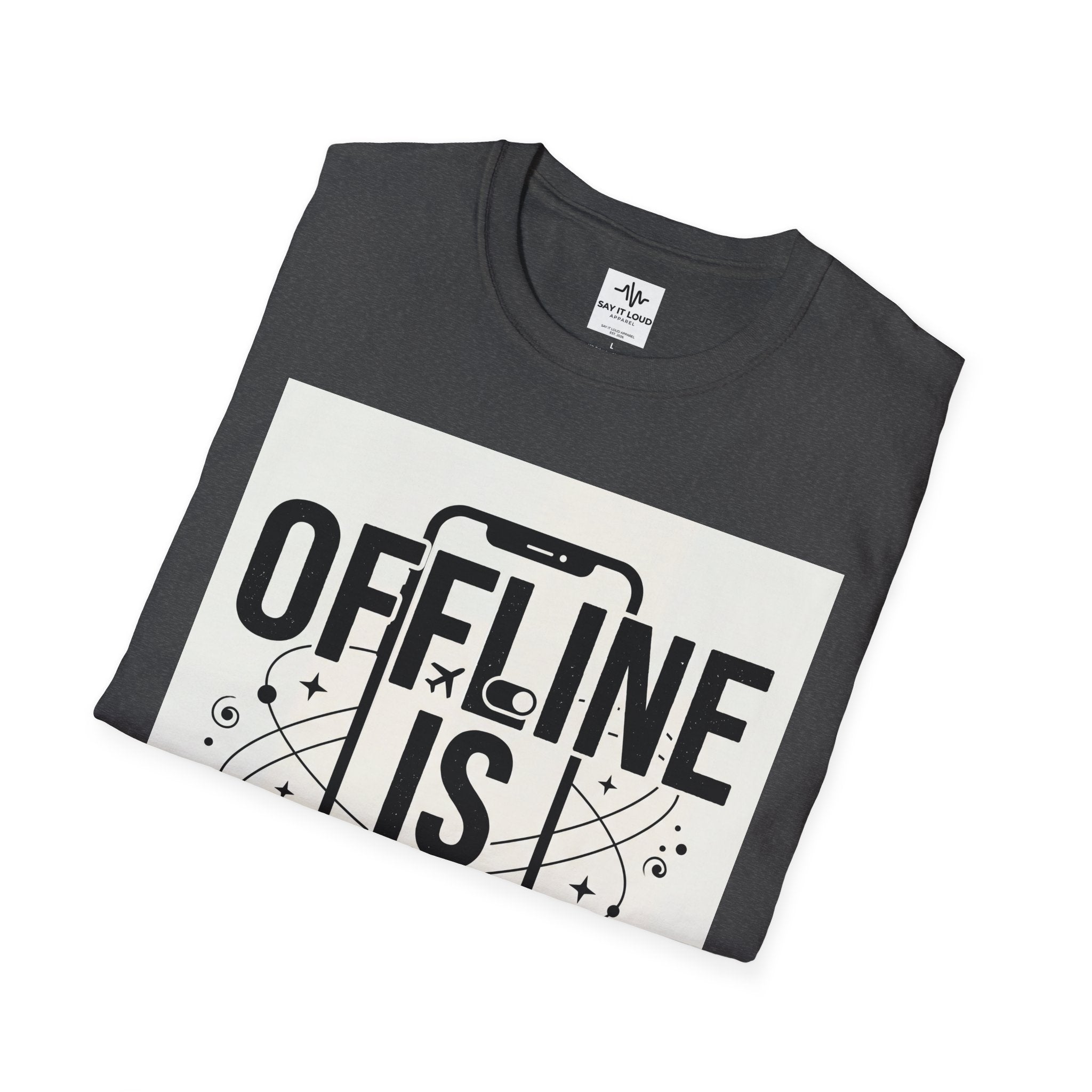 Offline Is Luxury T-Shirt — Disconnect to Reconnect Tee