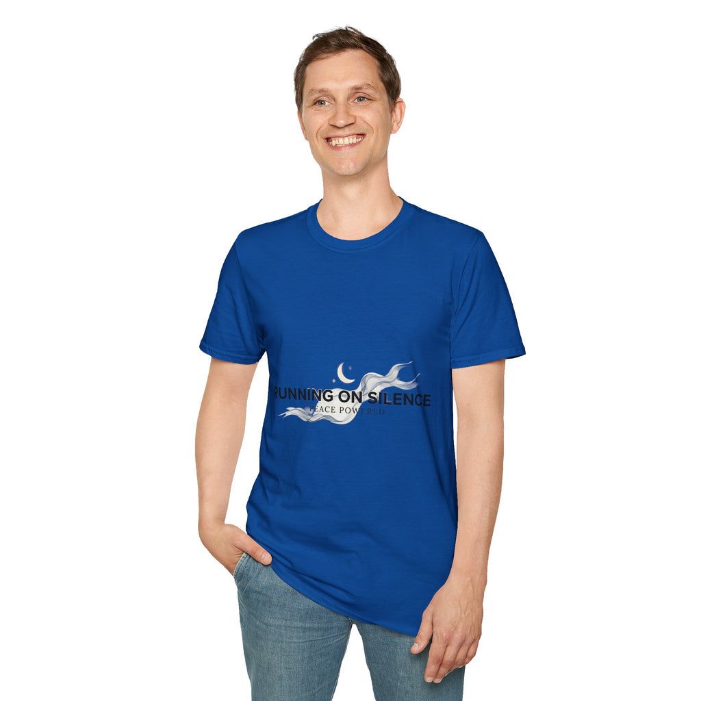 🤫Running on Silence Tee – Minimal Mood Statement Shirt