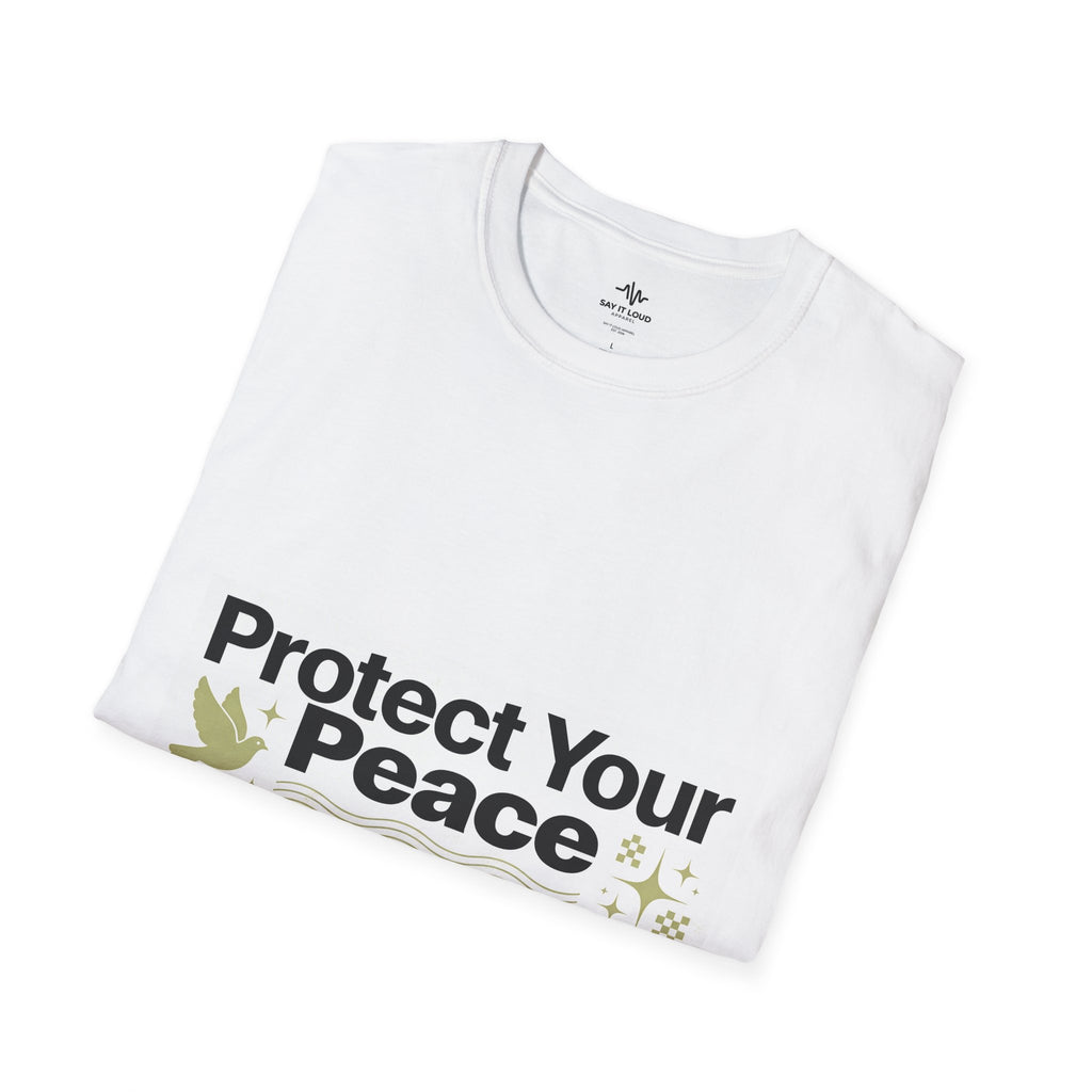 Protect Your Peace T-Shirt — "Boundaries Look Good on You" Inspirational Tee