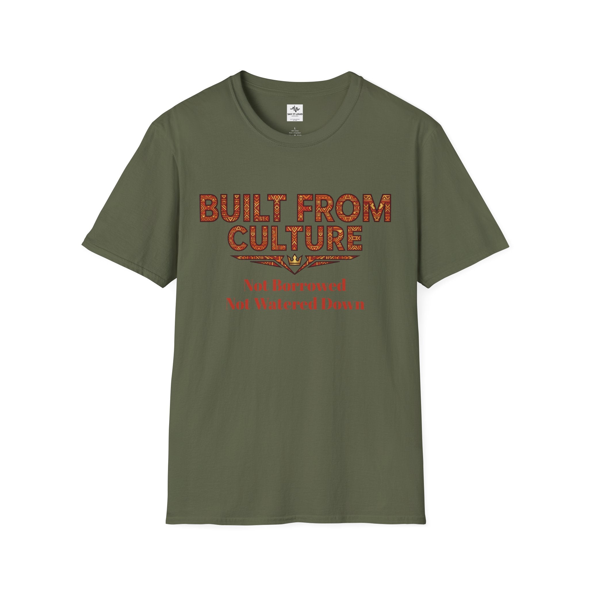 Built From Culture Tee – Identity Statement Shirt