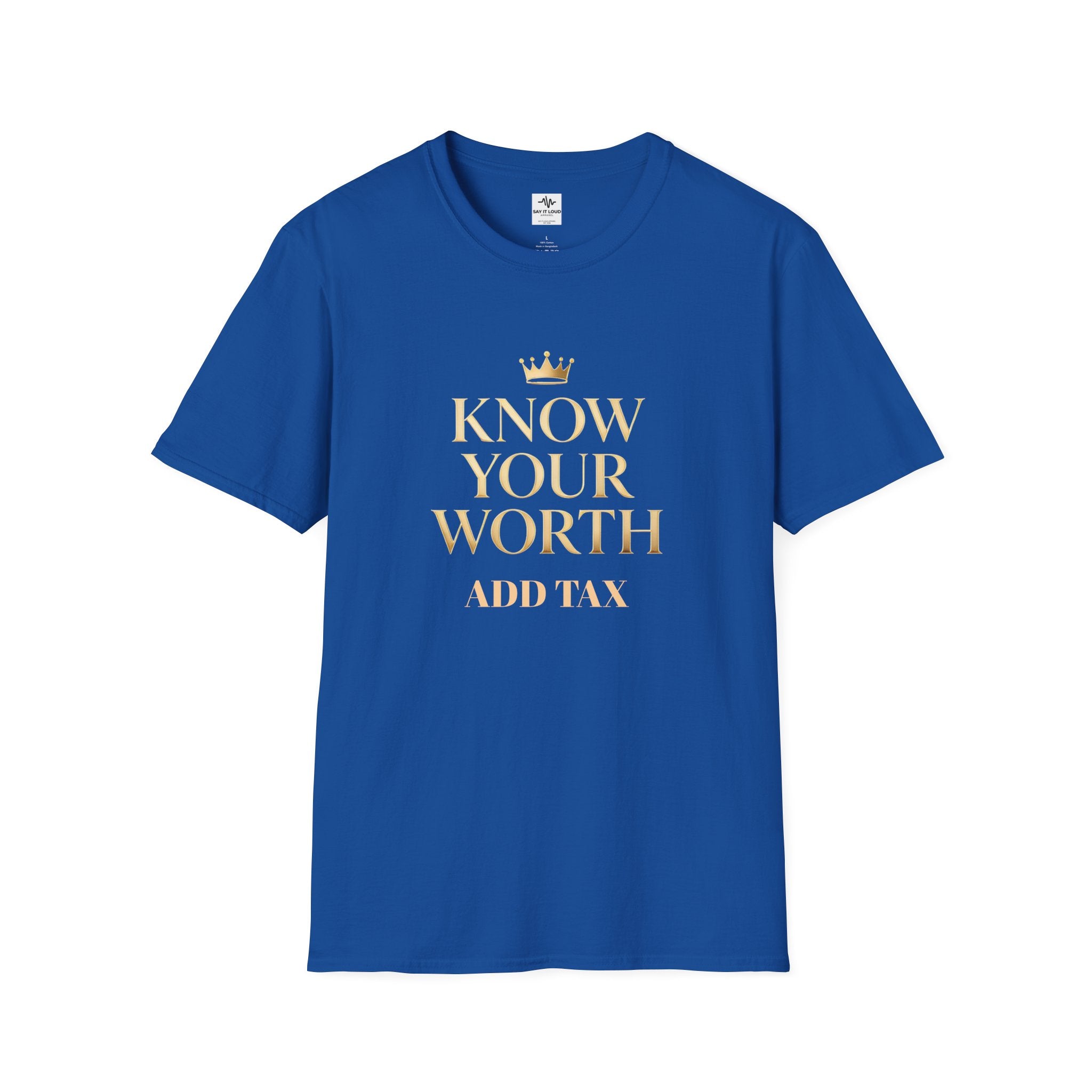 Know Your Worth Tee – Confidence Statement Shirt