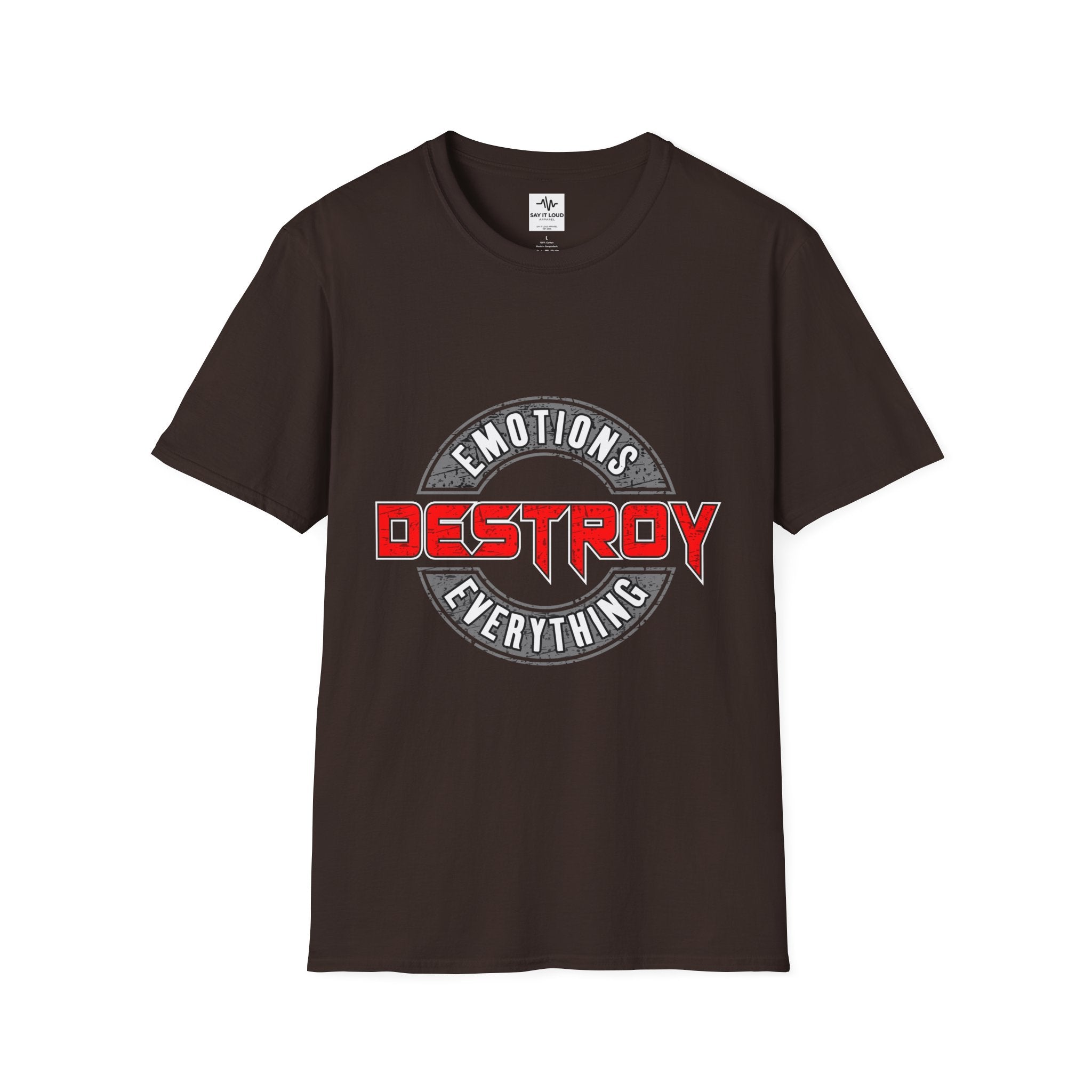 Destroy Emotions T-Shirt — 'Emotions Destroy Everything' Graphic Tee